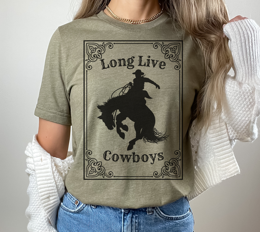 Long Live Cowboys Boyfriend T-shirt
