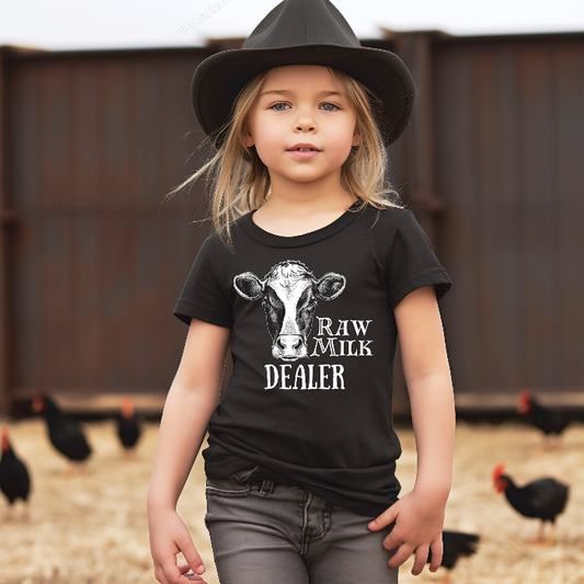 Raw Milk Dealer Toddler T-shirt - SLATE + STONE DESIGNS