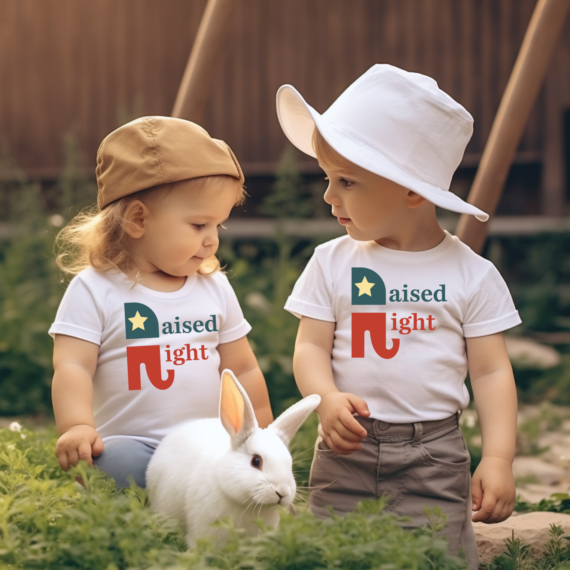 Raised Right Infant T-shirt - SLATE + STONE DESIGNS