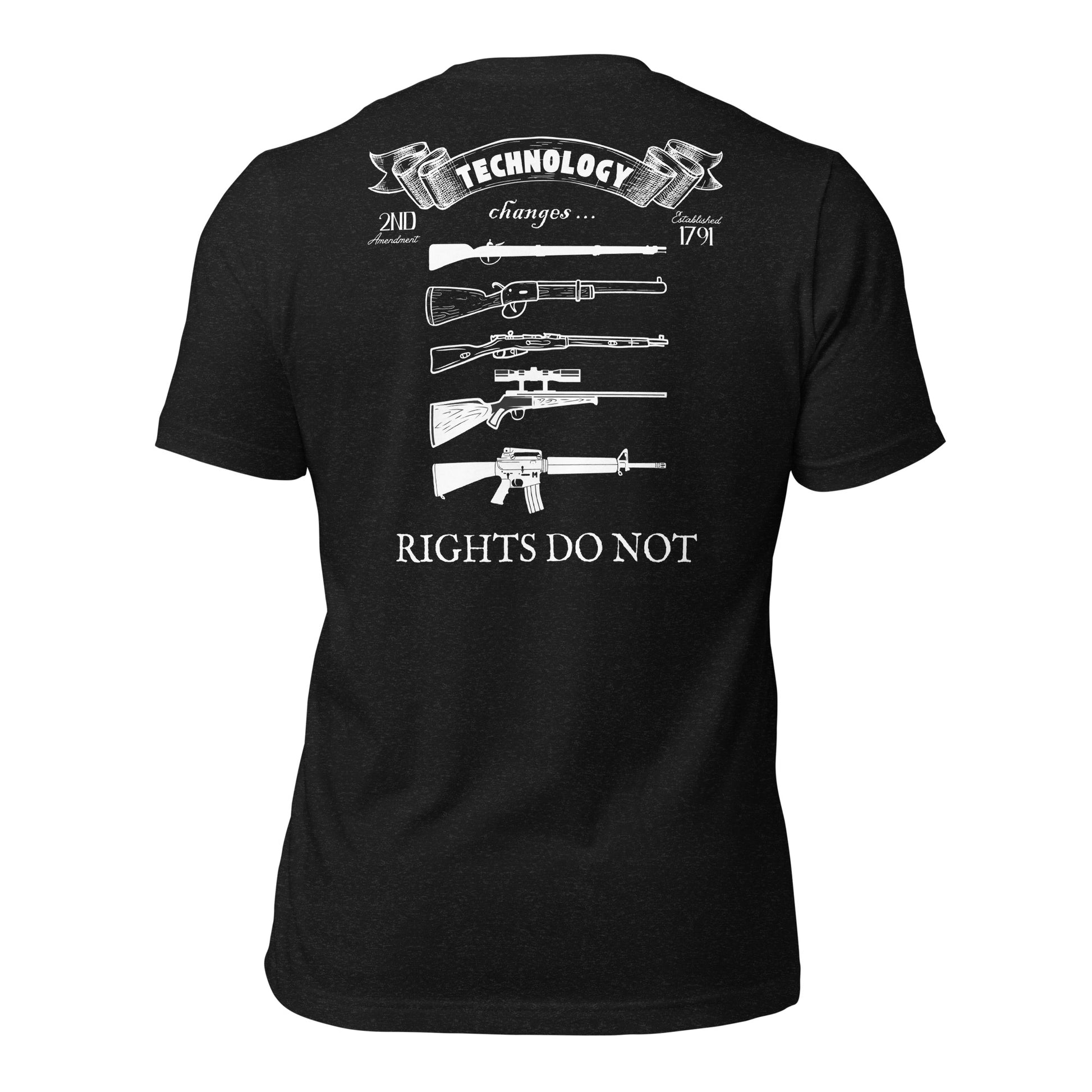 Technology Changes, Rights Do Not Men's T-shirt - SLATE + STONE DESIGNS