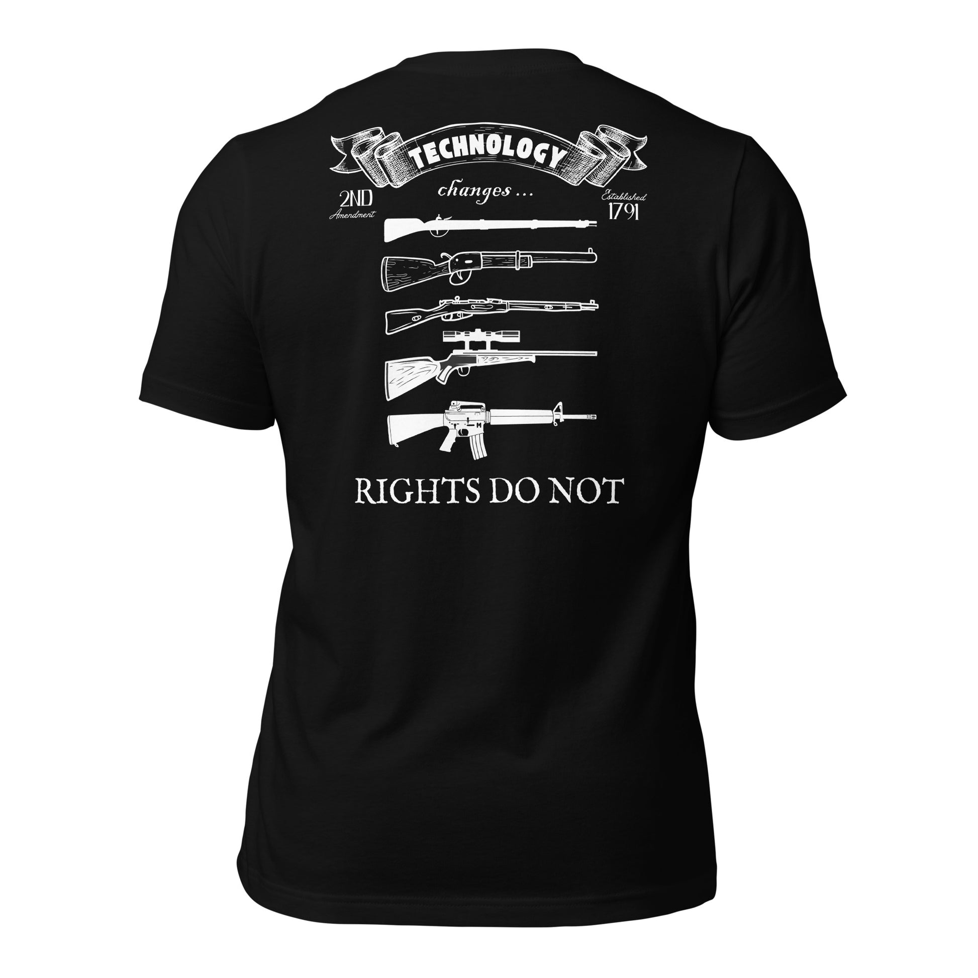Technology Changes, Rights Do Not Men's T-shirt - SLATE + STONE DESIGNS