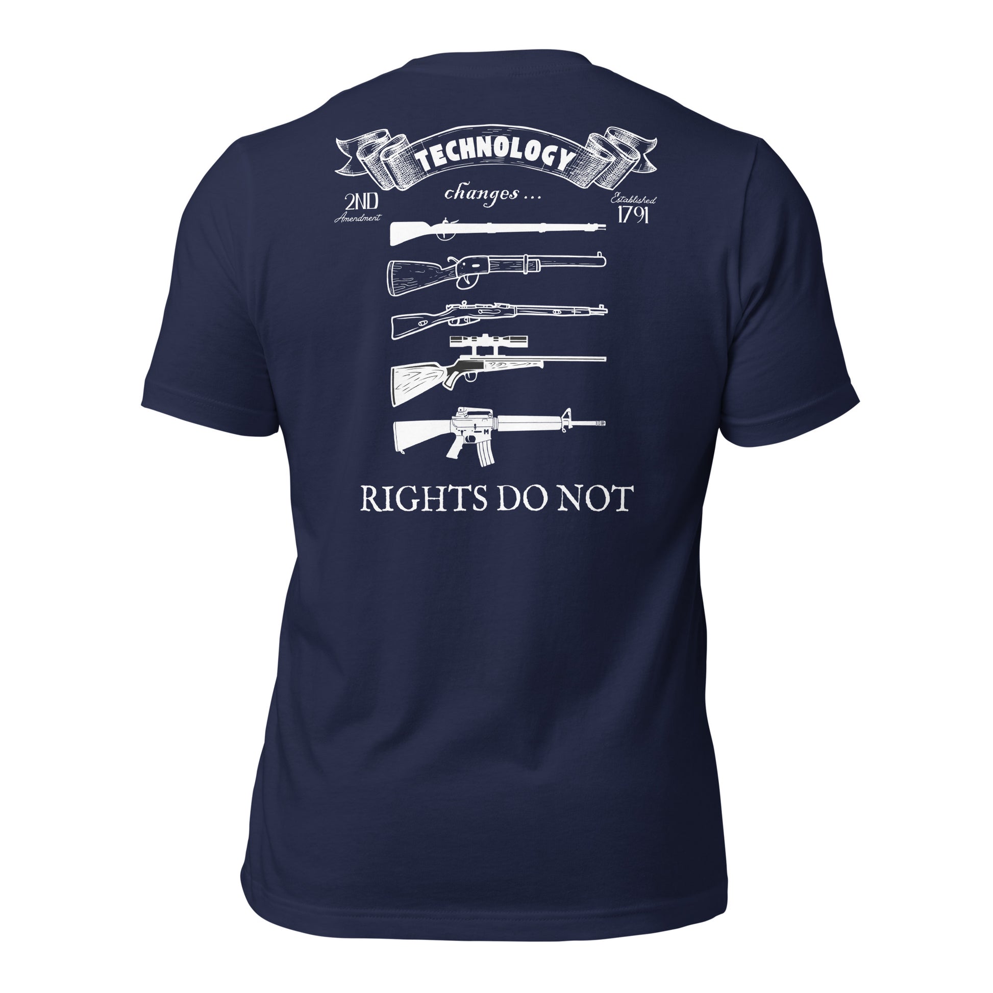Technology Changes, Rights Do Not Men's T-shirt - SLATE + STONE DESIGNS