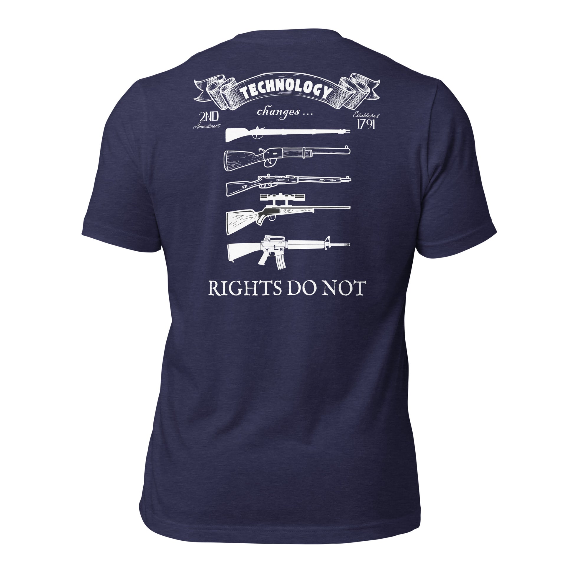 Technology Changes, Rights Do Not Men's T-shirt - SLATE + STONE DESIGNS
