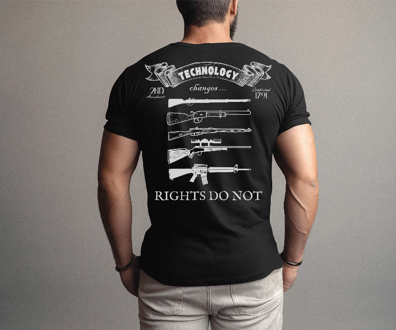 Technology Changes, Rights Do Not Men's T-shirt - SLATE + STONE DESIGNS