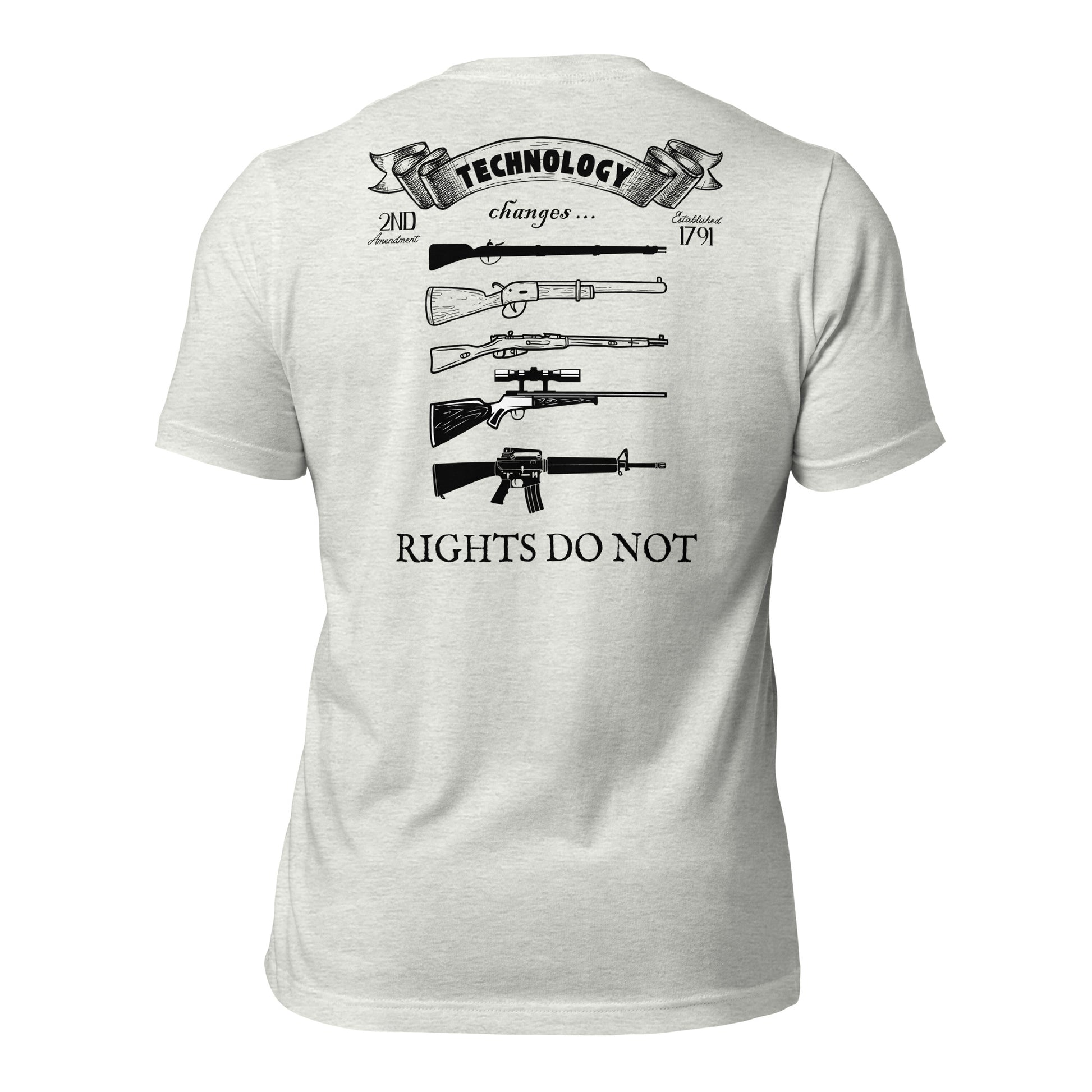 Technology Changes, Rights Do Not Men's T-shirt - SLATE + STONE DESIGNS