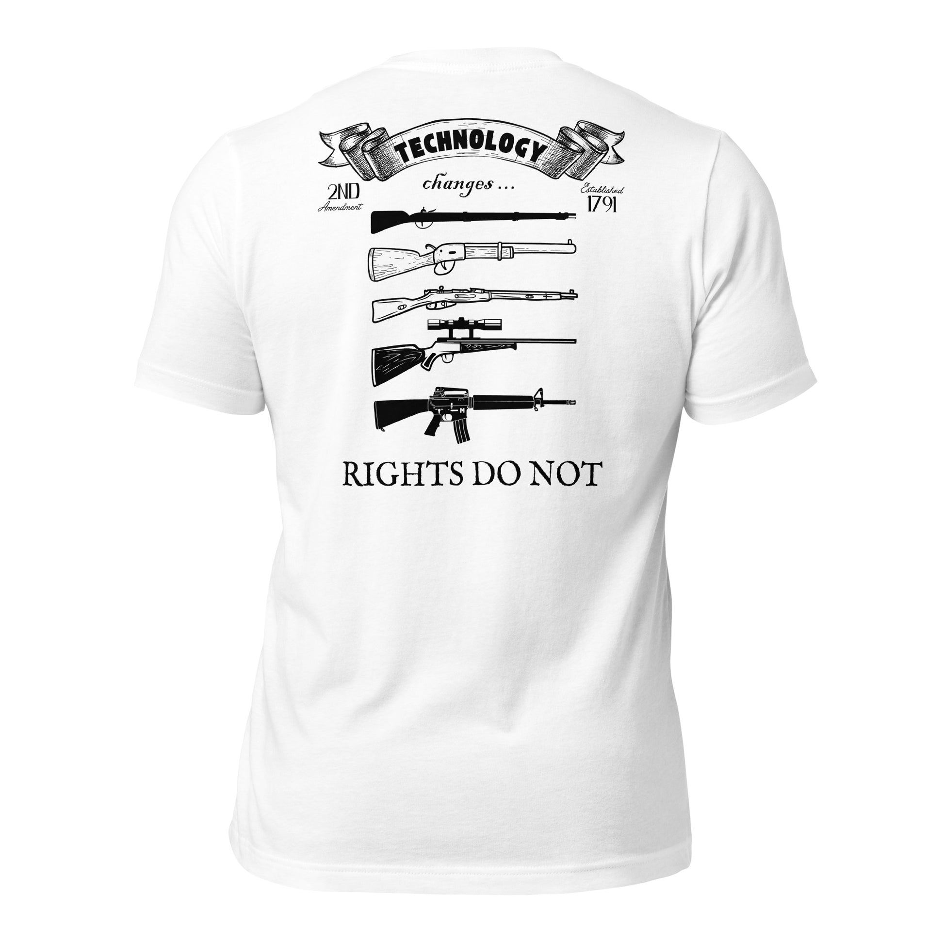 Technology Changes, Rights Do Not Men's T-shirt - SLATE + STONE DESIGNS