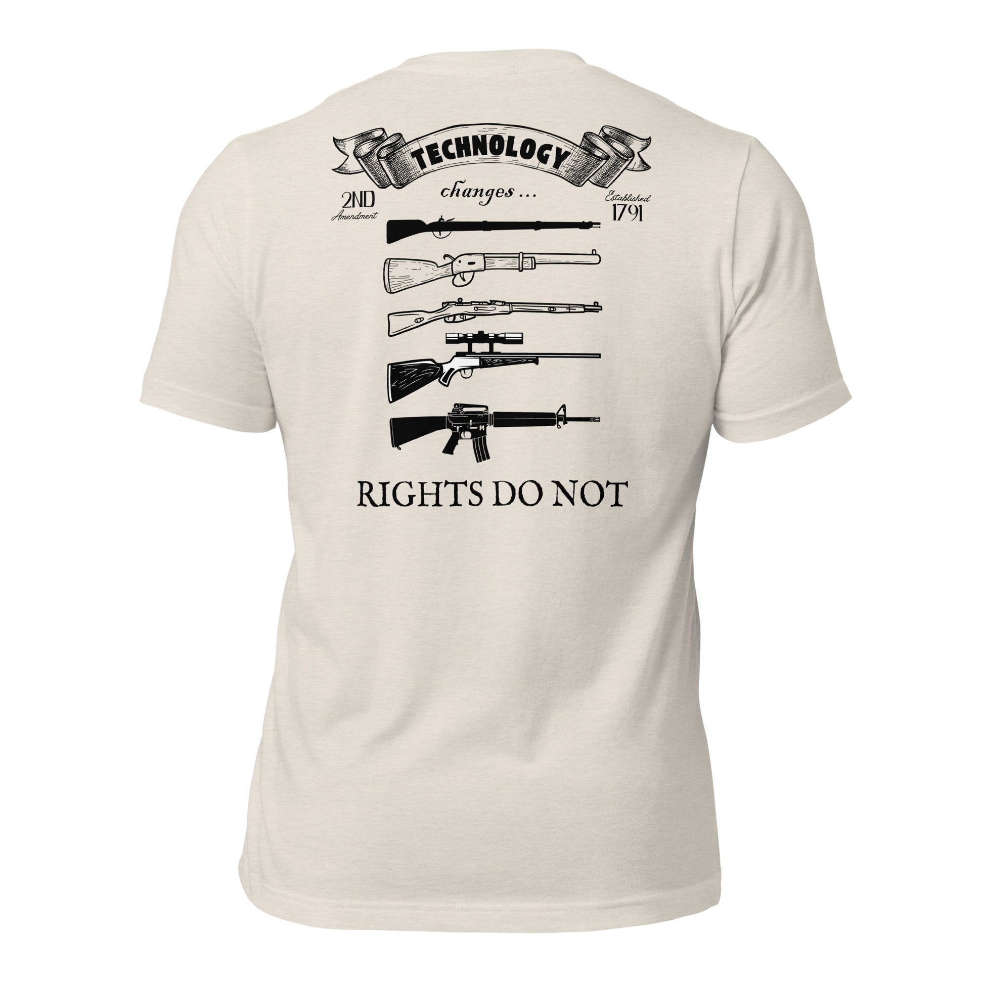 Technology Changes, Rights Do Not Men's T-shirt - SLATE + STONE DESIGNS