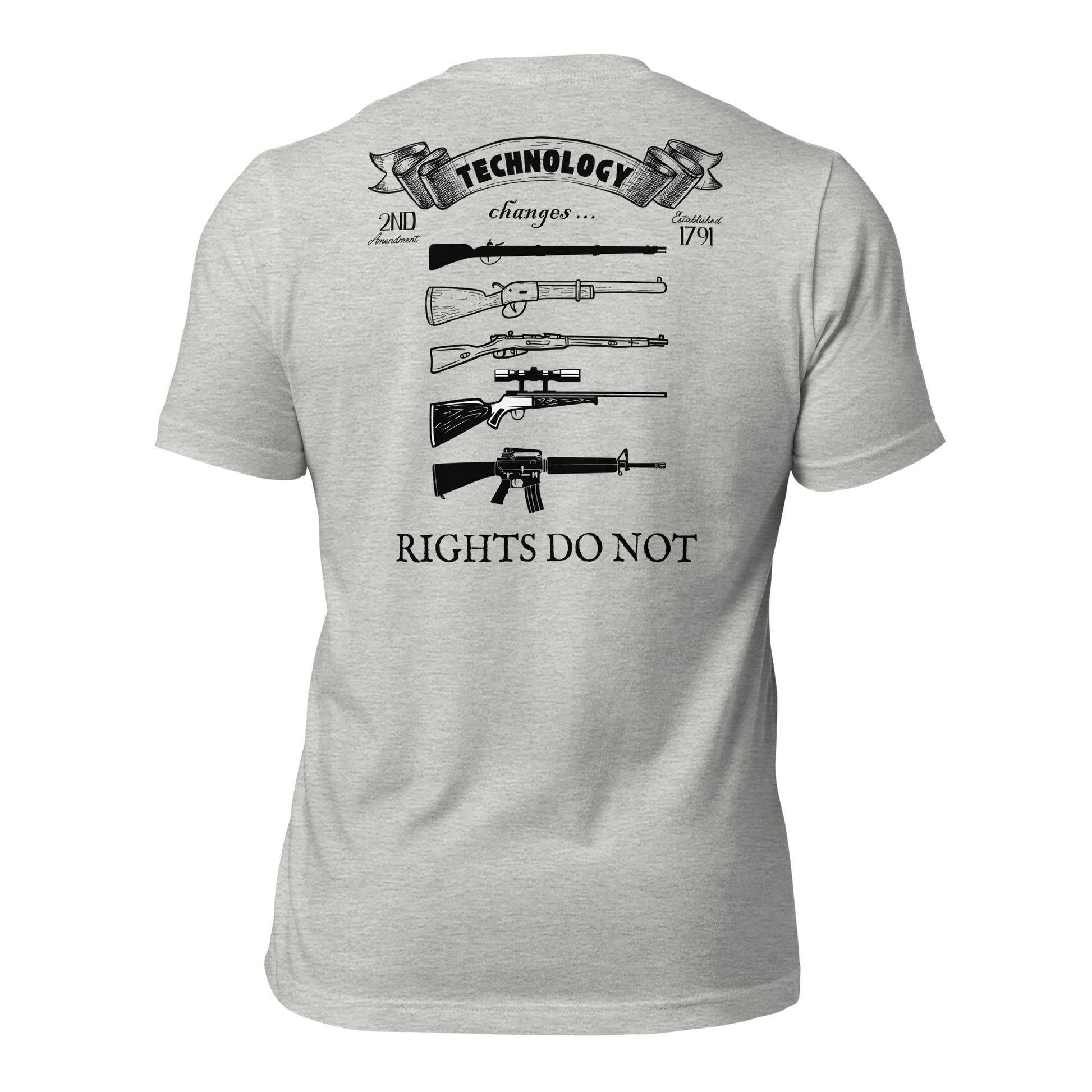 Technology Changes, Rights Do Not Men's T-shirt - SLATE + STONE DESIGNS
