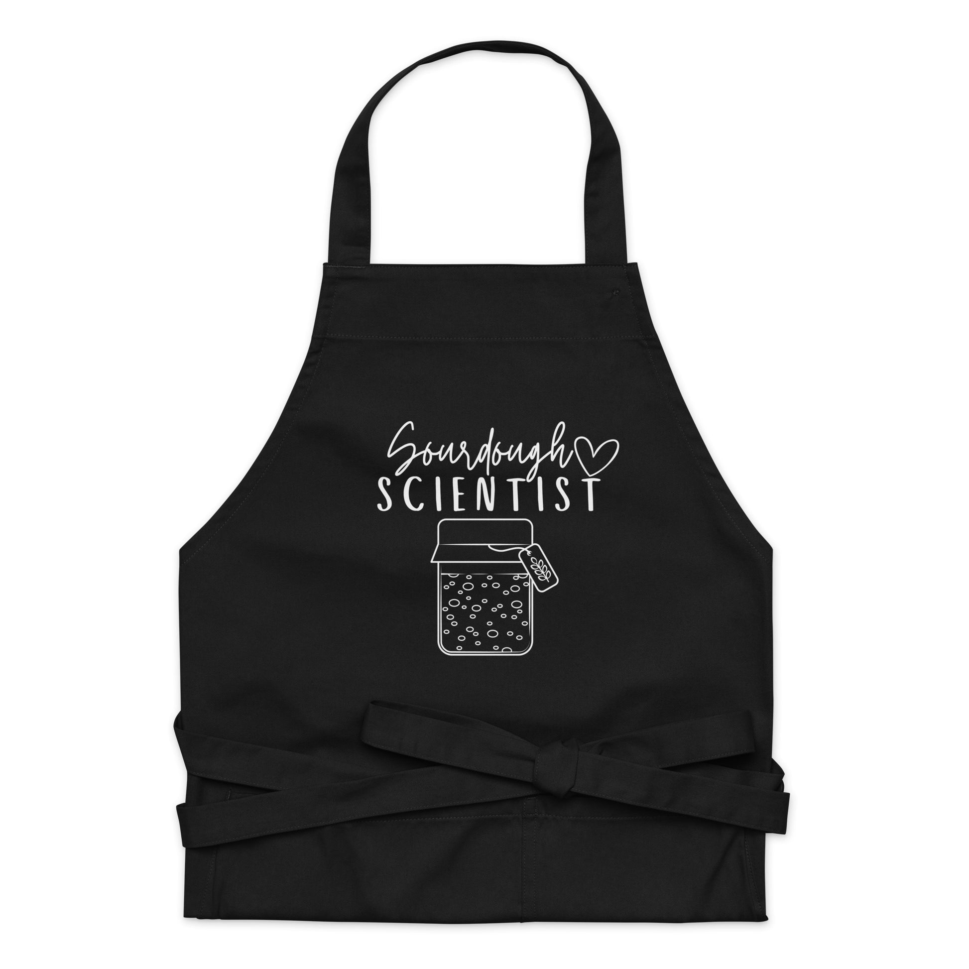 Sourdough Scientist - Organic cotton apron - SLATE + STONE DESIGNS