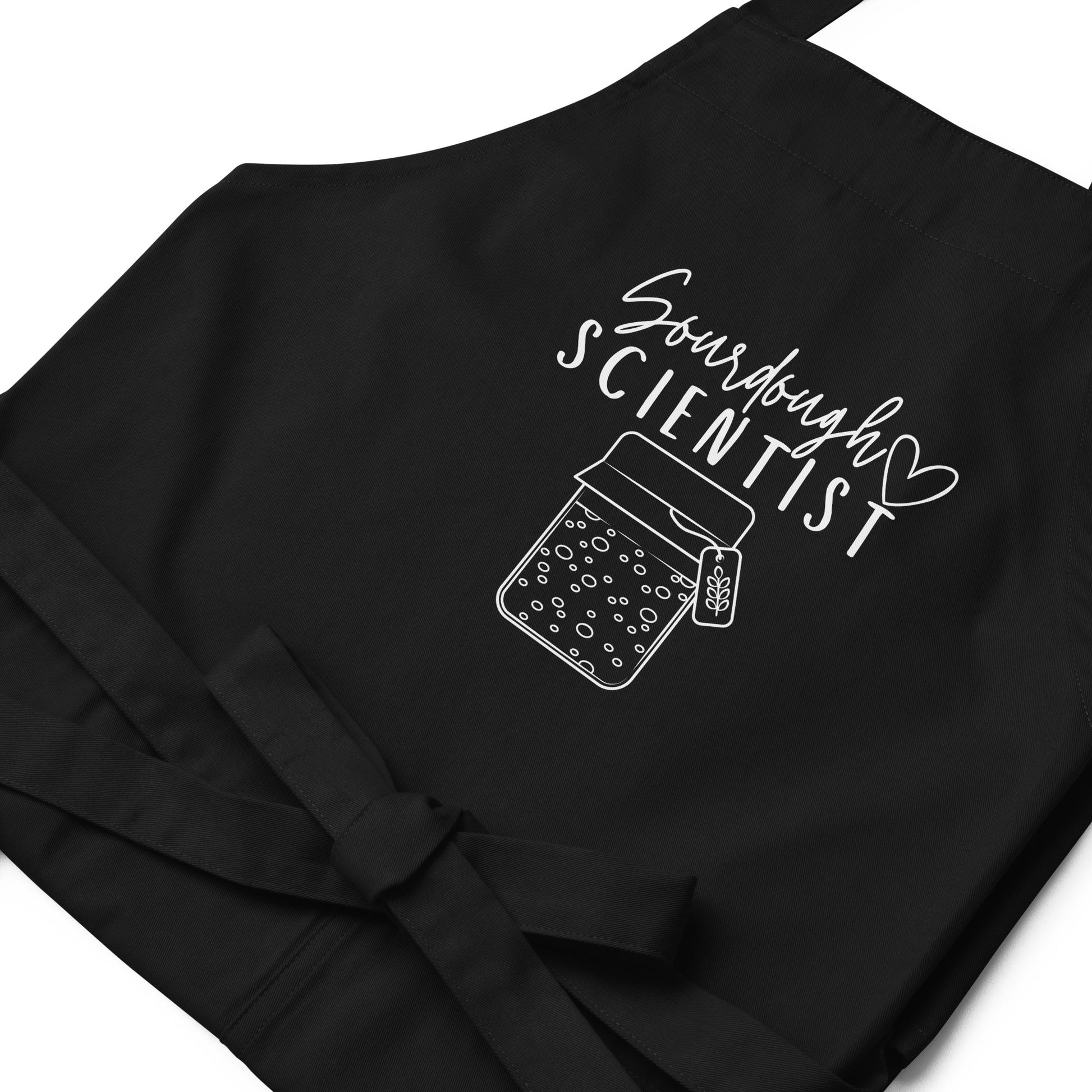 Sourdough Scientist - Organic cotton apron - SLATE + STONE DESIGNS