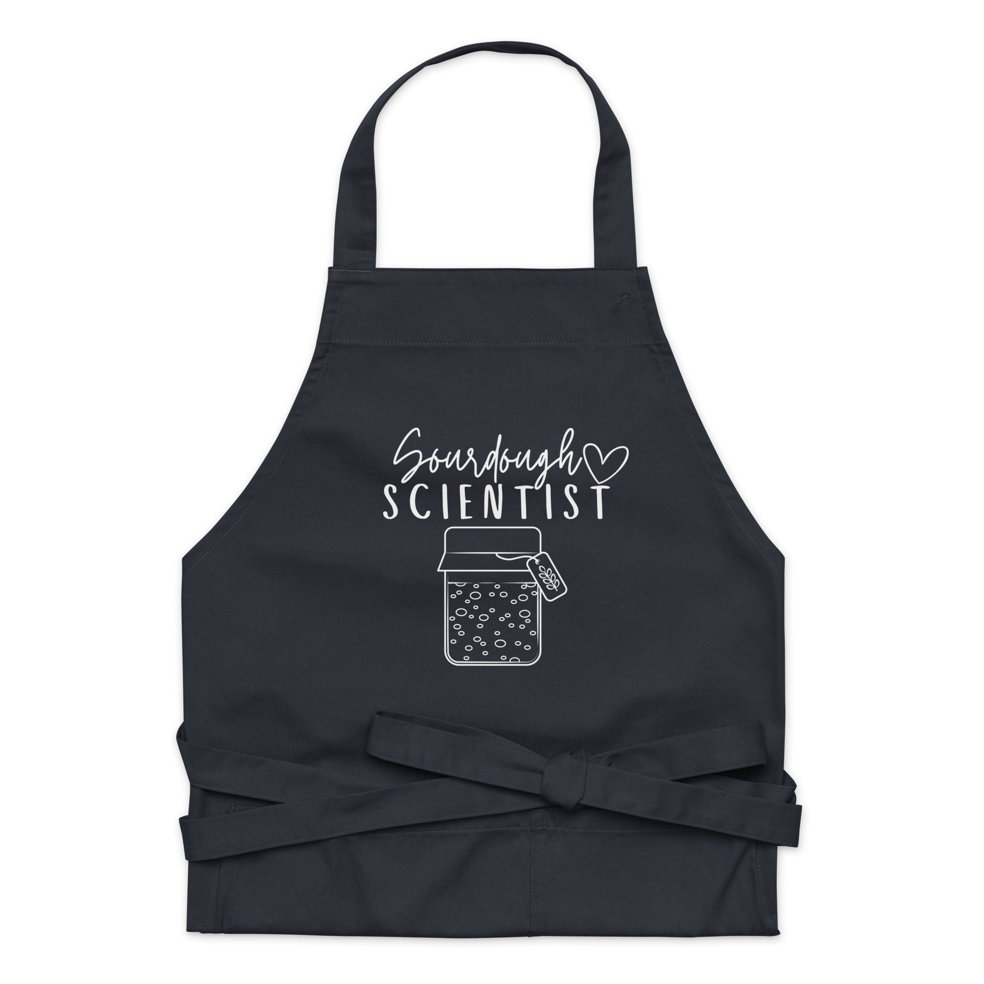Sourdough Scientist - Organic cotton apron - SLATE + STONE DESIGNS