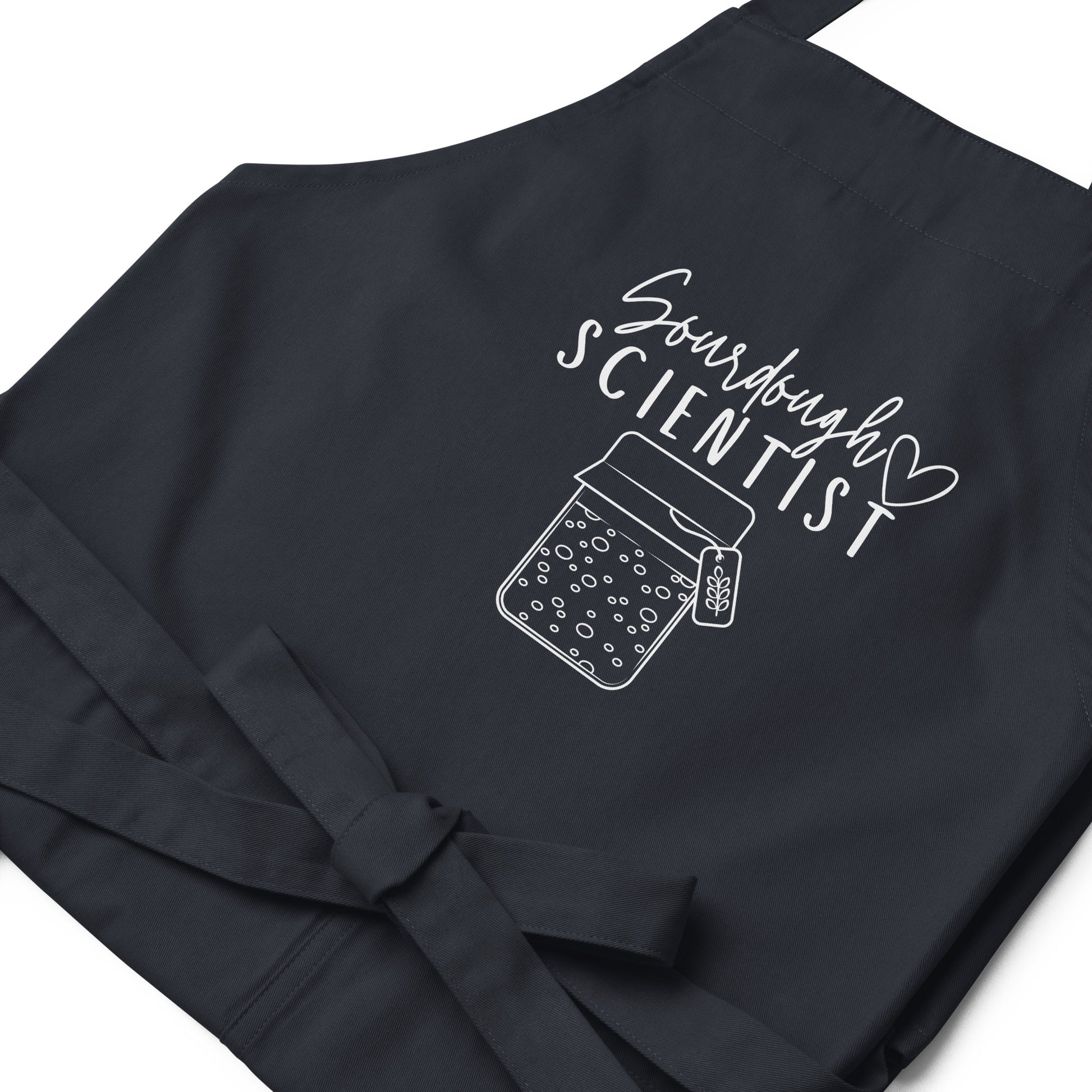 Sourdough Scientist - Organic cotton apron - SLATE + STONE DESIGNS
