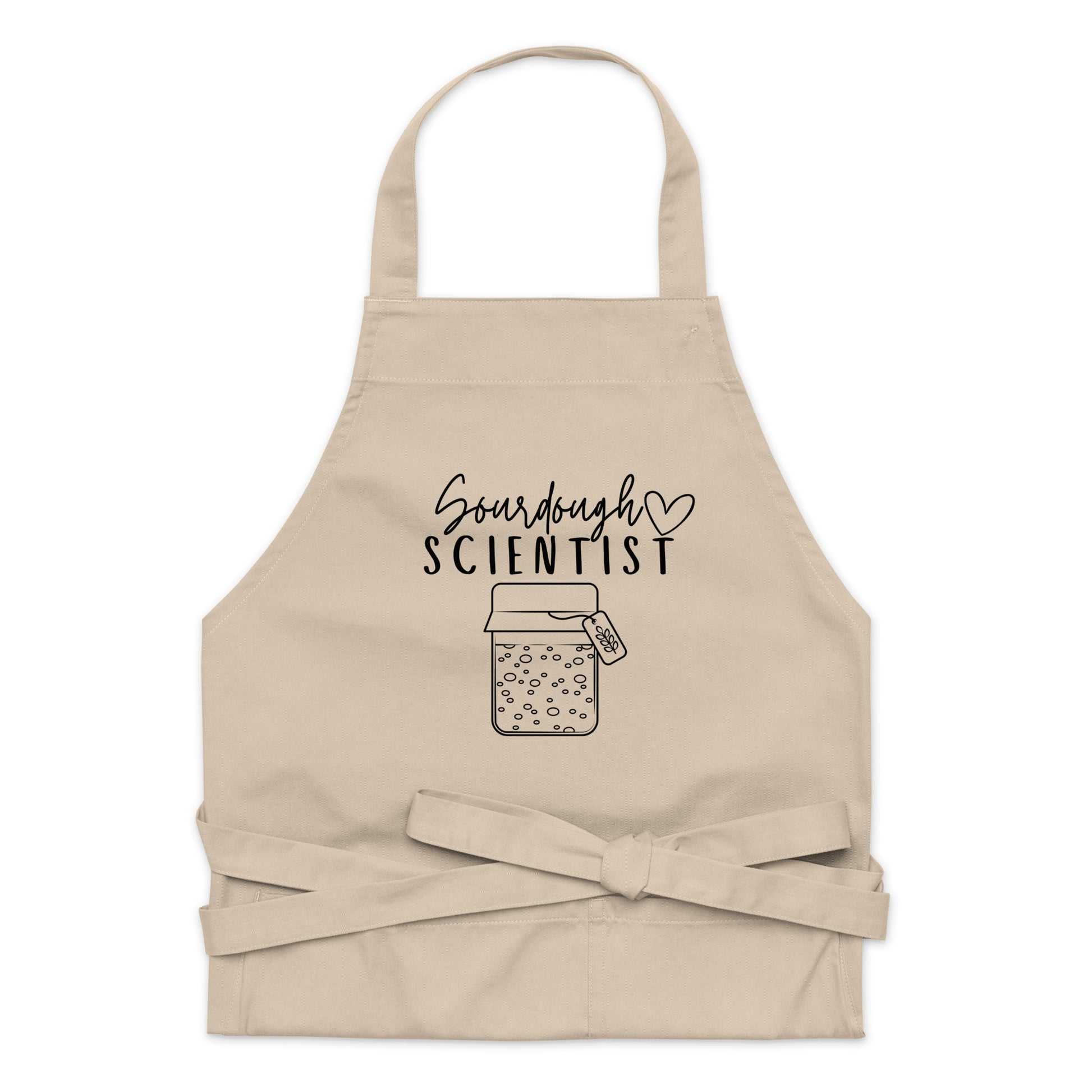 Sourdough Scientist - Organic cotton apron - SLATE + STONE DESIGNS