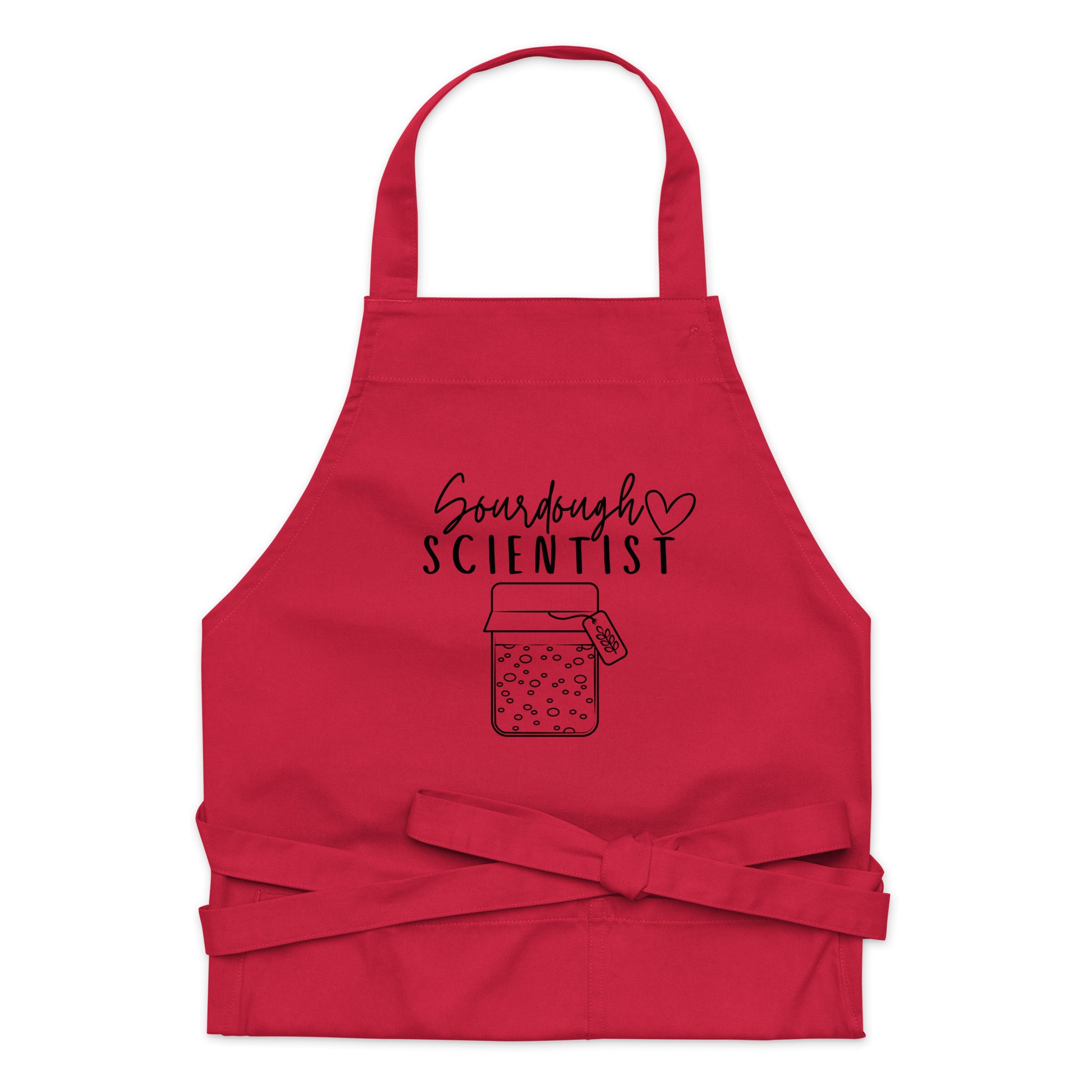 Sourdough Scientist - Organic cotton apron - SLATE + STONE DESIGNS