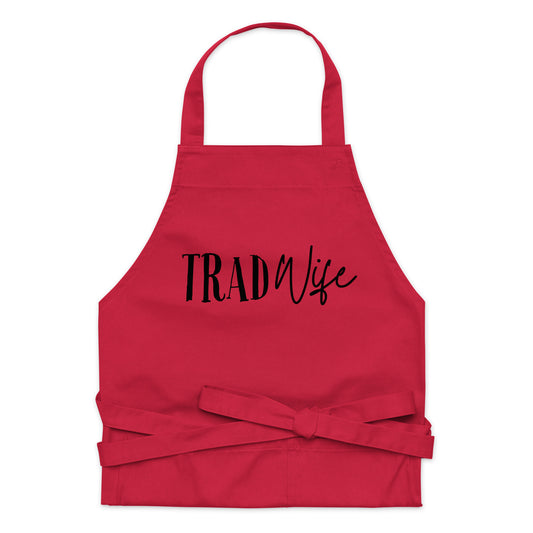 TradWife - Organic Cotton Apron - SLATE + STONE DESIGNS