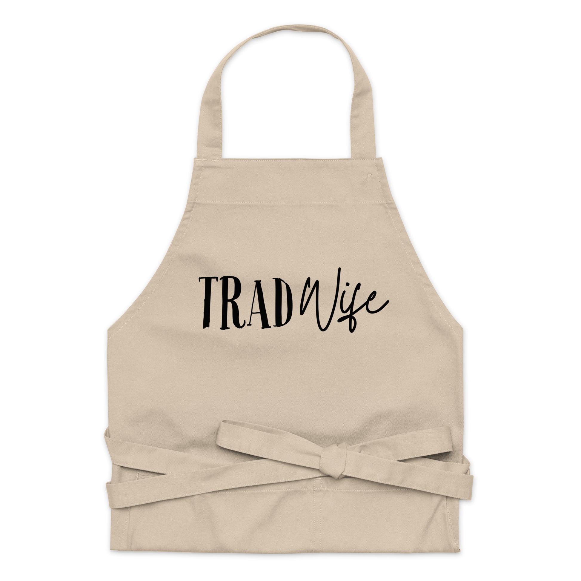 TradWife - Organic Cotton Apron - SLATE + STONE DESIGNS