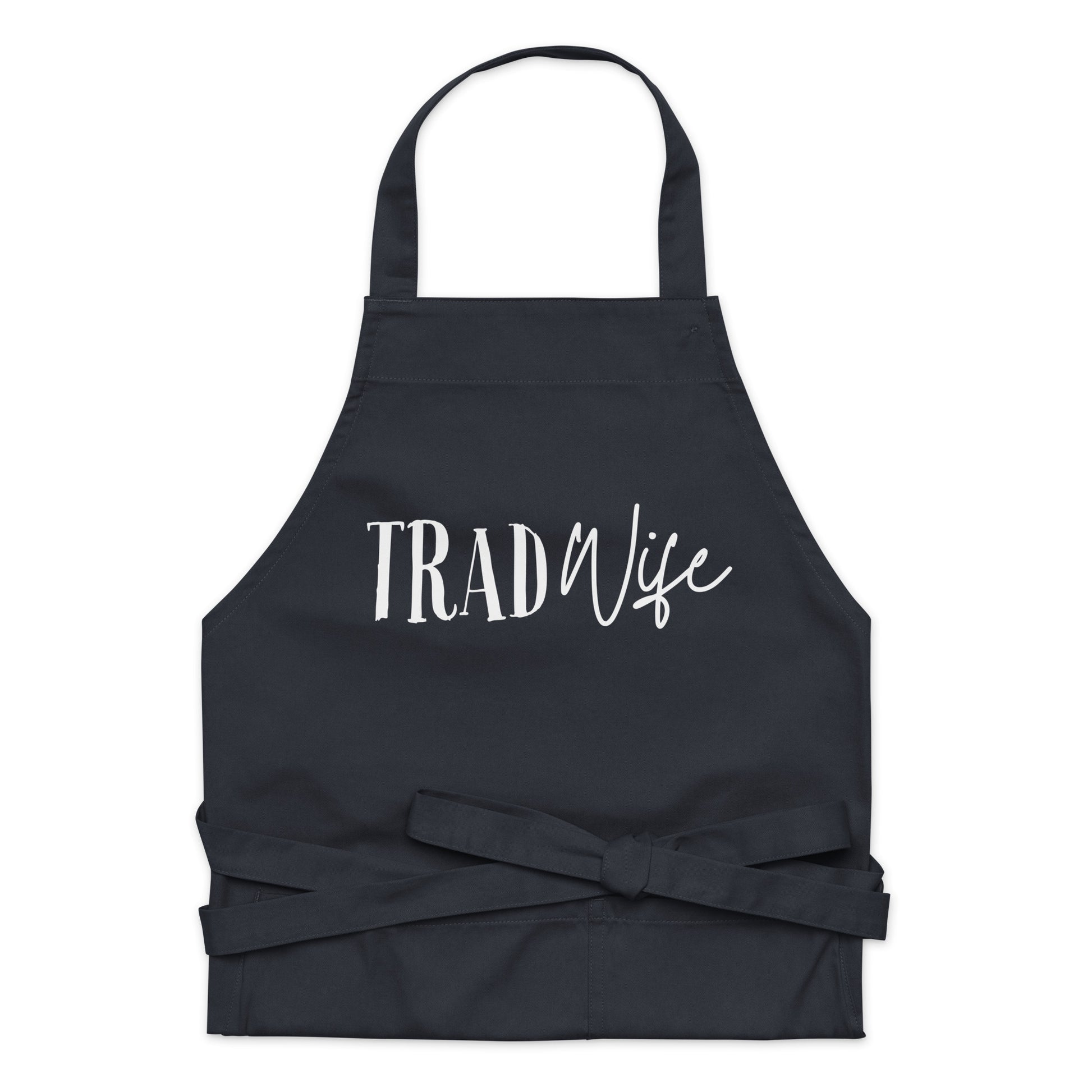 TradWife - Organic Cotton Apron - SLATE + STONE DESIGNS