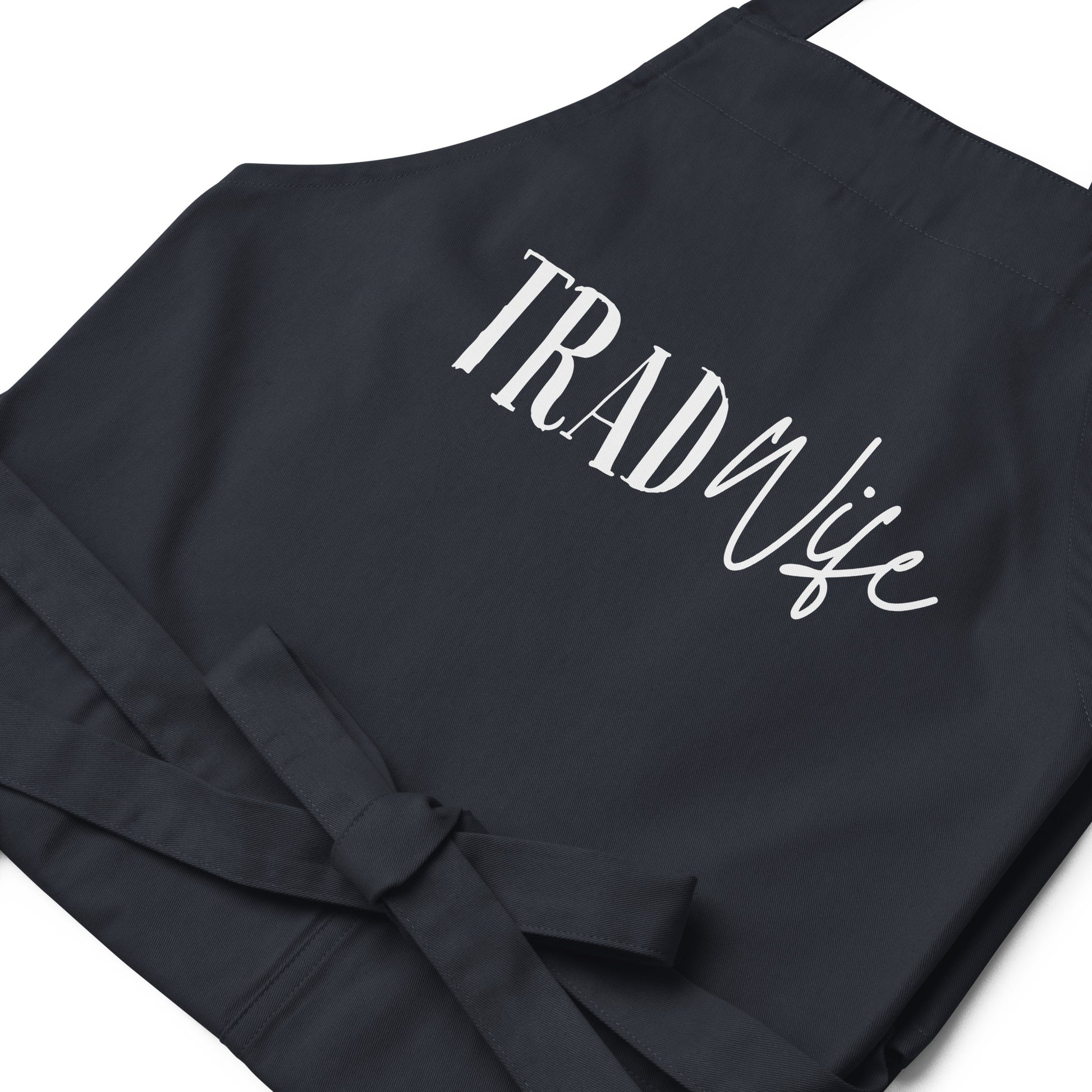 TradWife - Organic Cotton Apron - SLATE + STONE DESIGNS