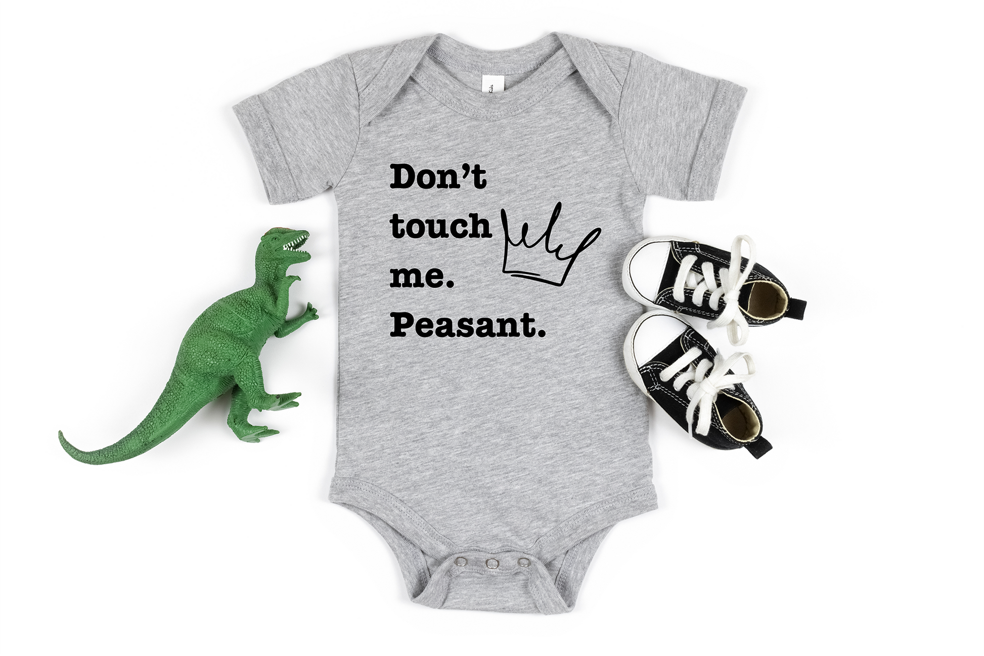 Don't Touch Me. Peasant. Baby Boy Onesies - SLATE + STONE DESIGNS