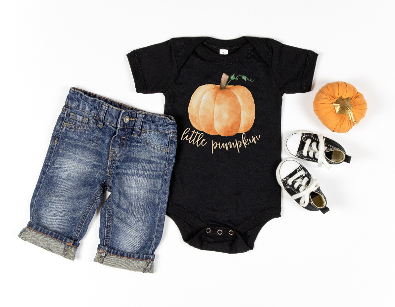 Pumpkin Baby Onesie - SLATE + STONE DESIGNS