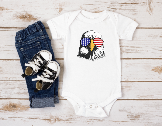 USA Eagle Baby Onesie - SLATE + STONE DESIGNS