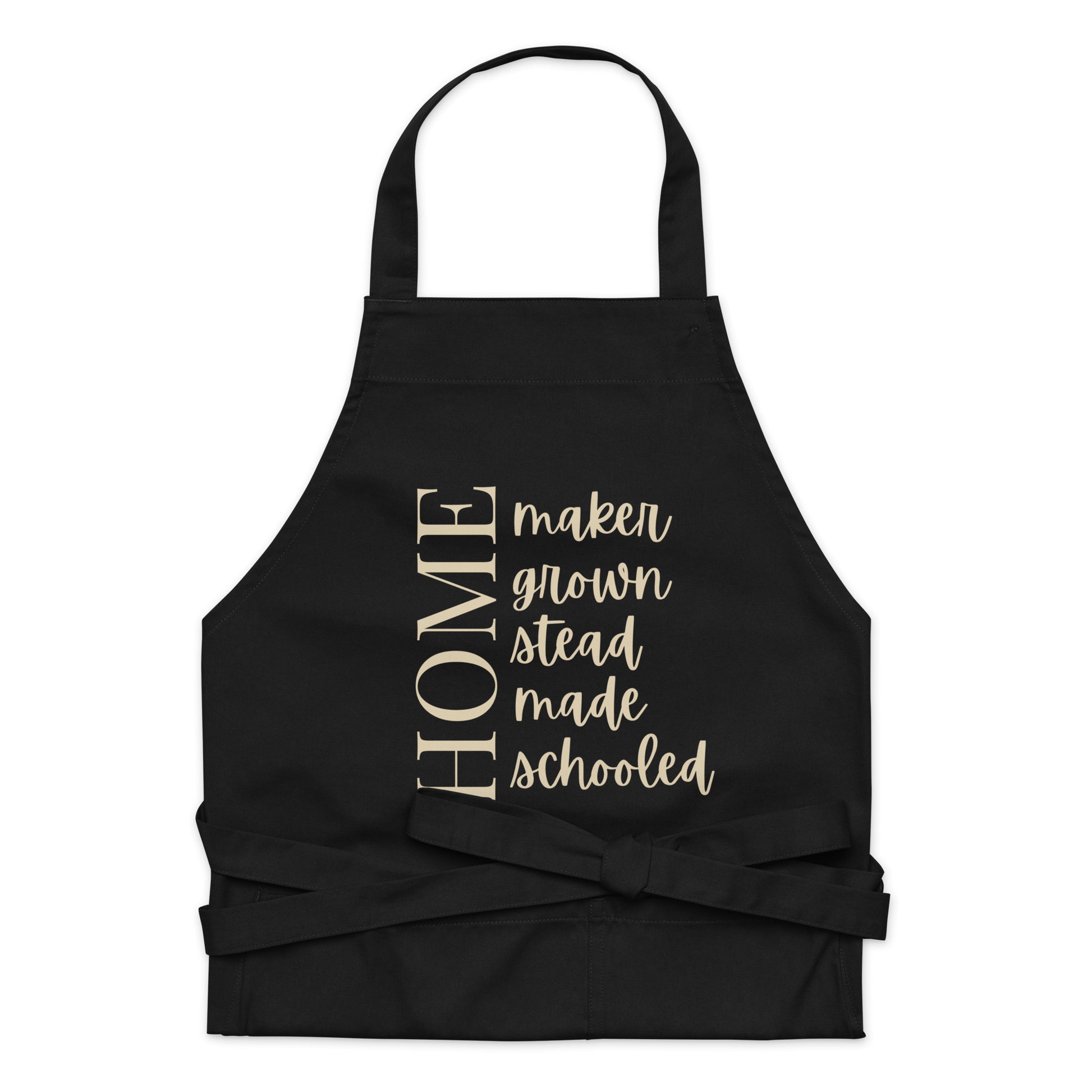 Home - Organic cotton apron - SLATE + STONE DESIGNS