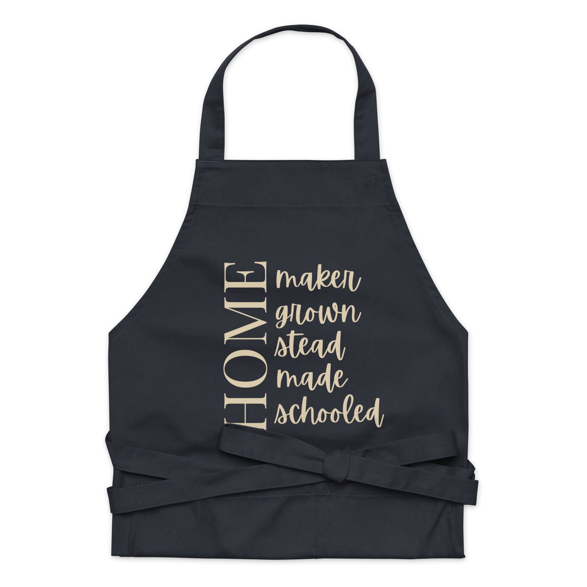 Home - Organic cotton apron - SLATE + STONE DESIGNS