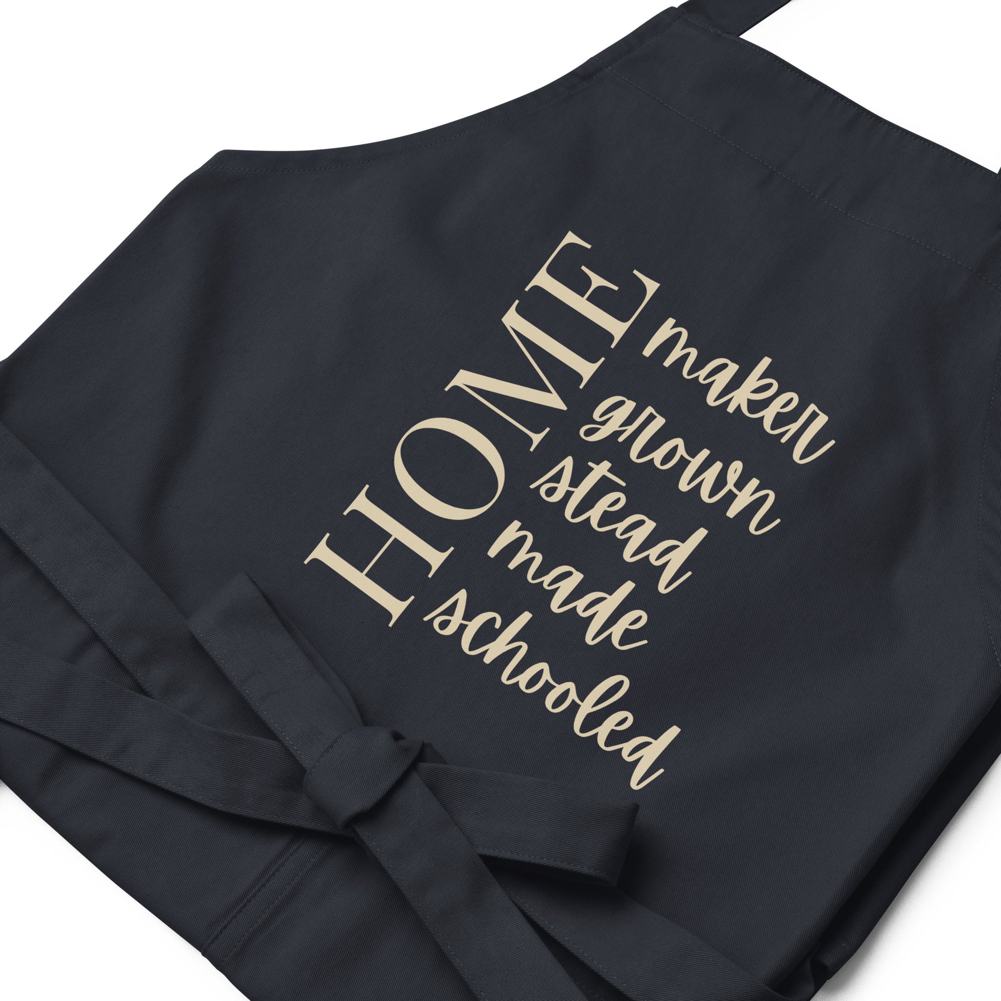Home - Organic cotton apron - SLATE + STONE DESIGNS