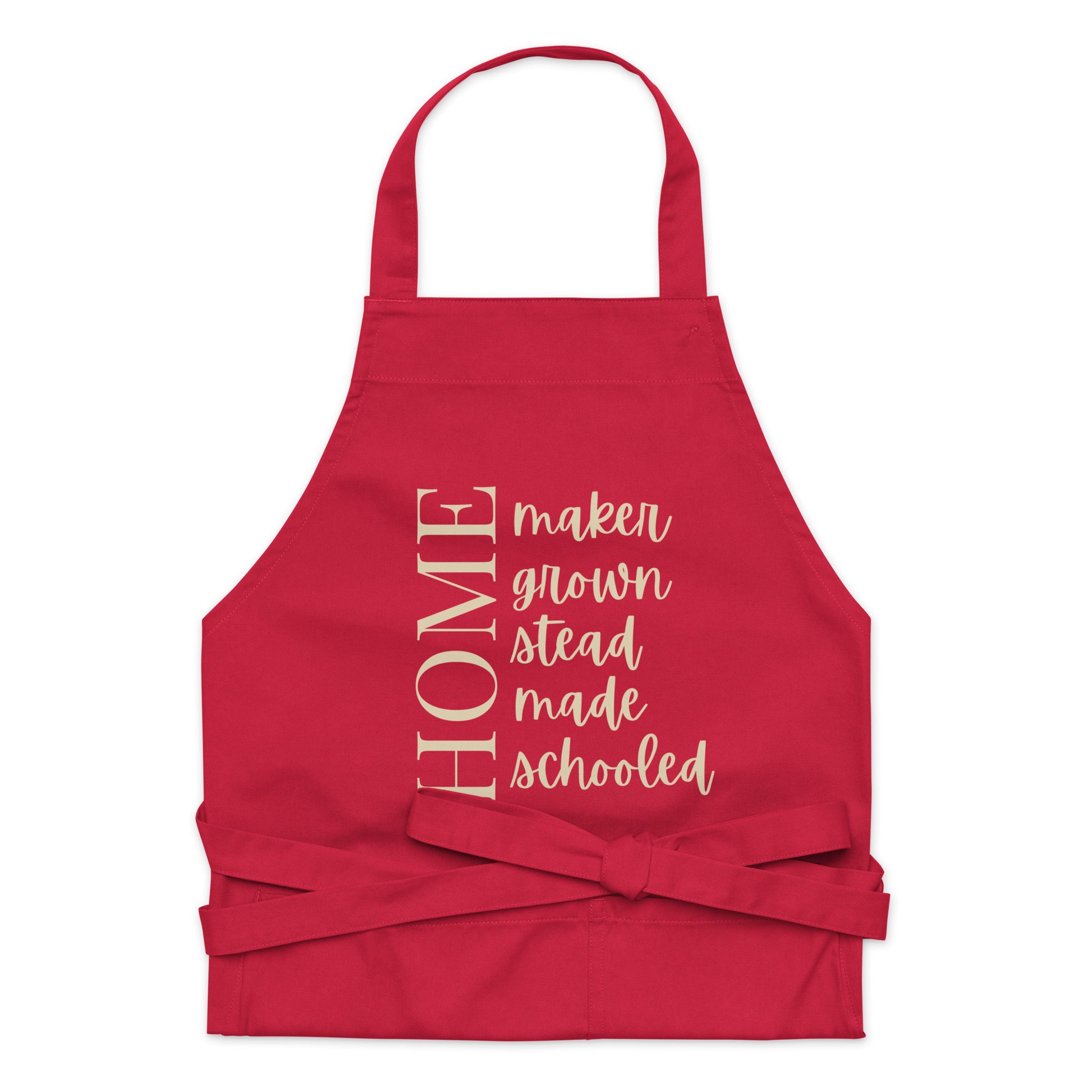 Home - Organic cotton apron - SLATE + STONE DESIGNS