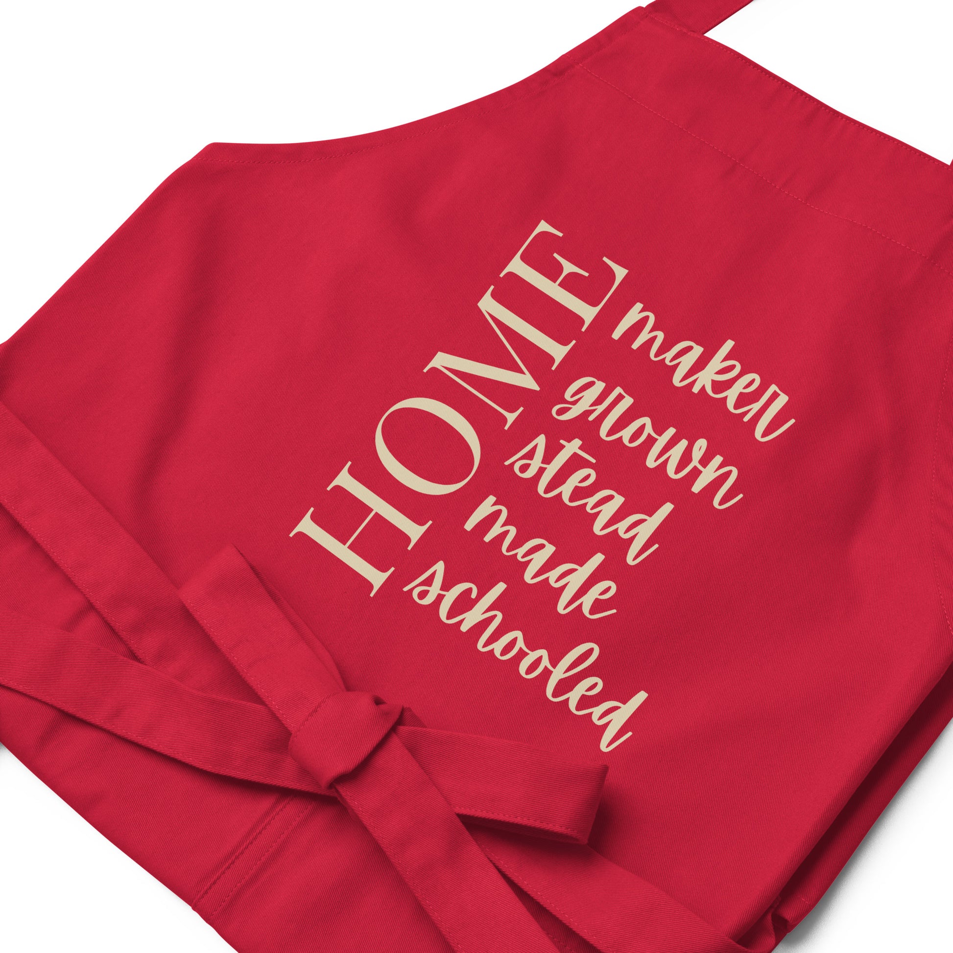 Home - Organic cotton apron - SLATE + STONE DESIGNS
