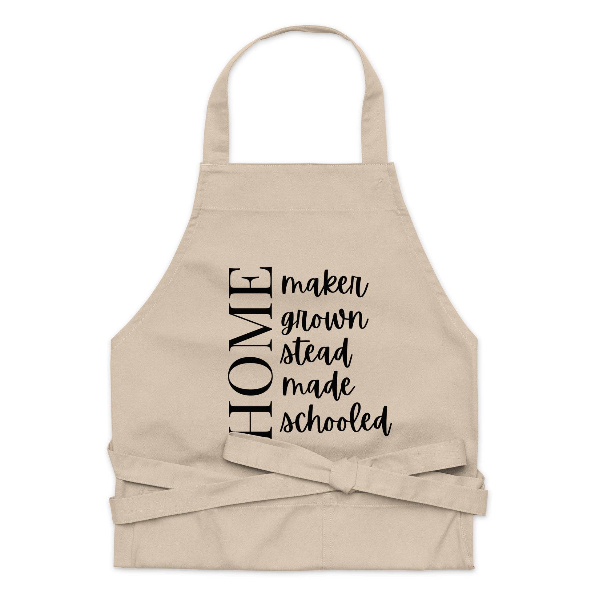 Home - Organic cotton apron - SLATE + STONE DESIGNS