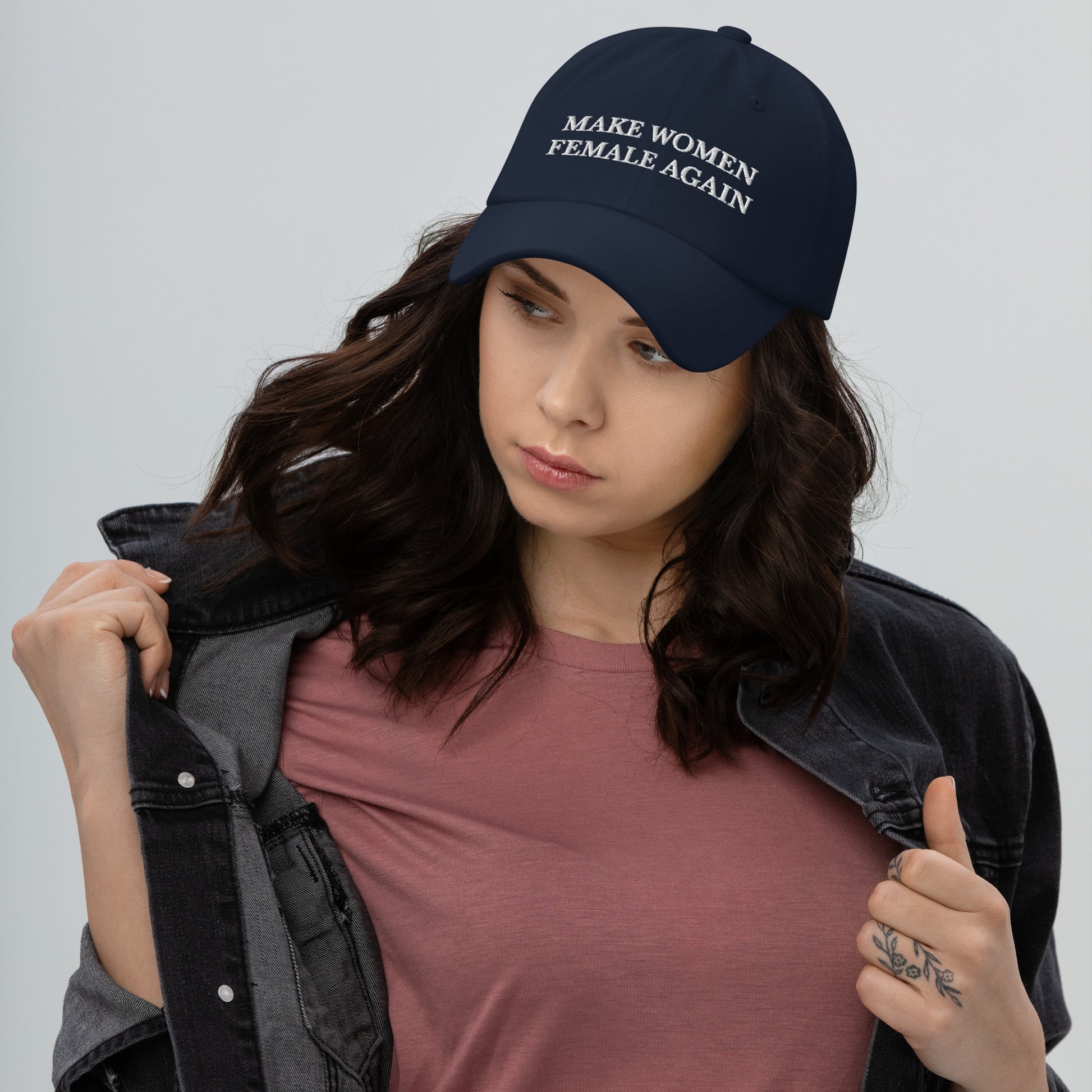 Make Women Female Again Baseball Cap - SLATE + STONE DESIGNS