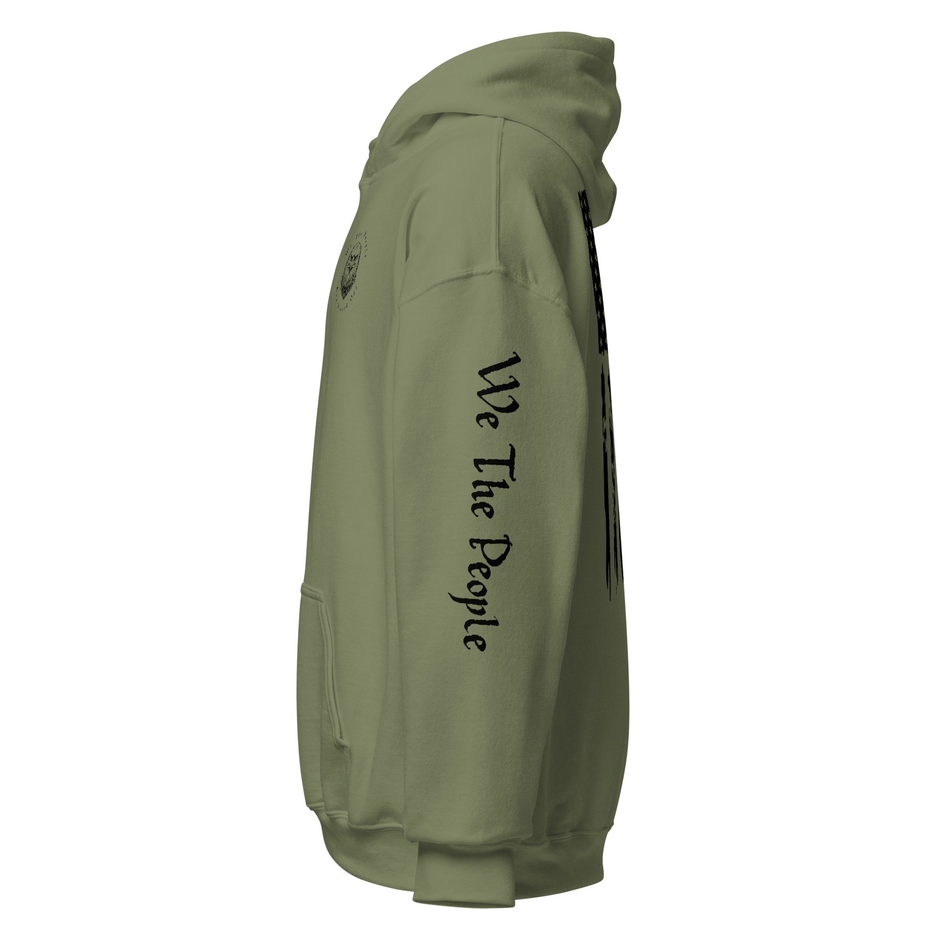 American Flag We The People Men's Hoodie - SLATE + STONE DESIGNS
