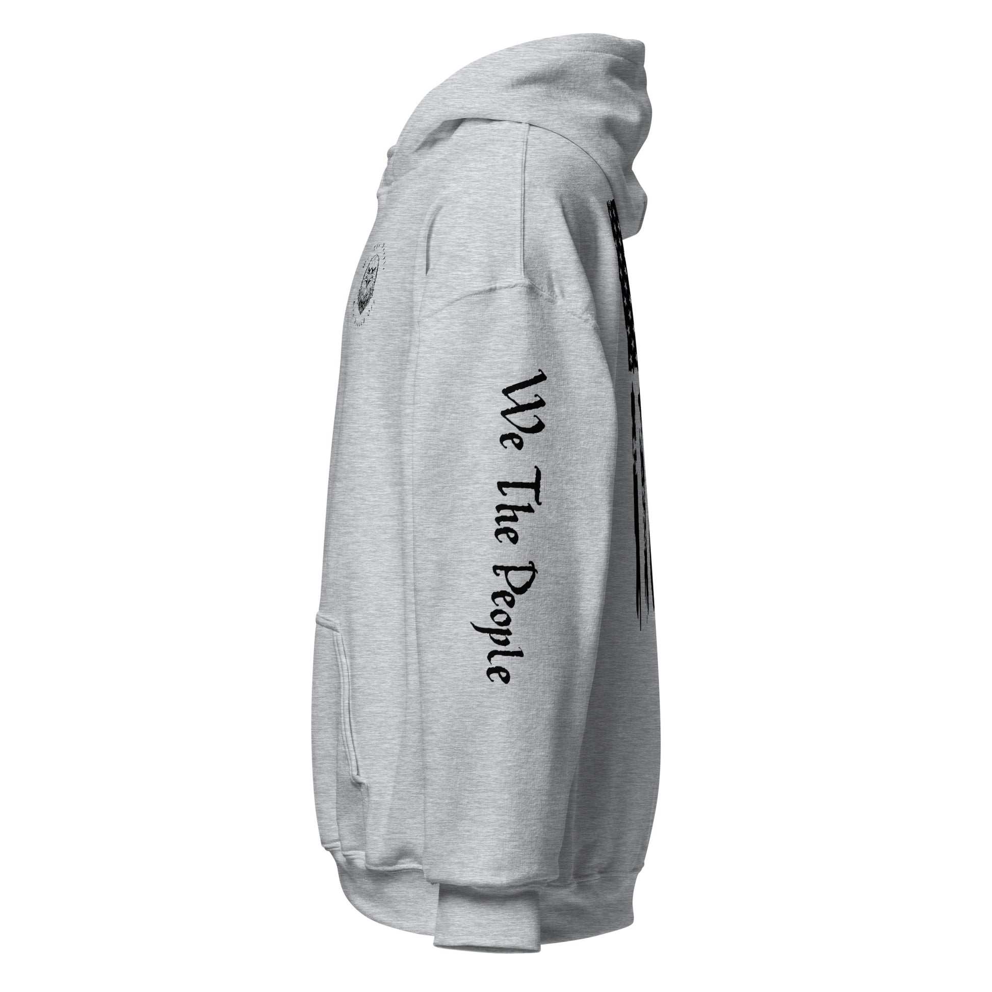 American Flag We The People Men's Hoodie - SLATE + STONE DESIGNS