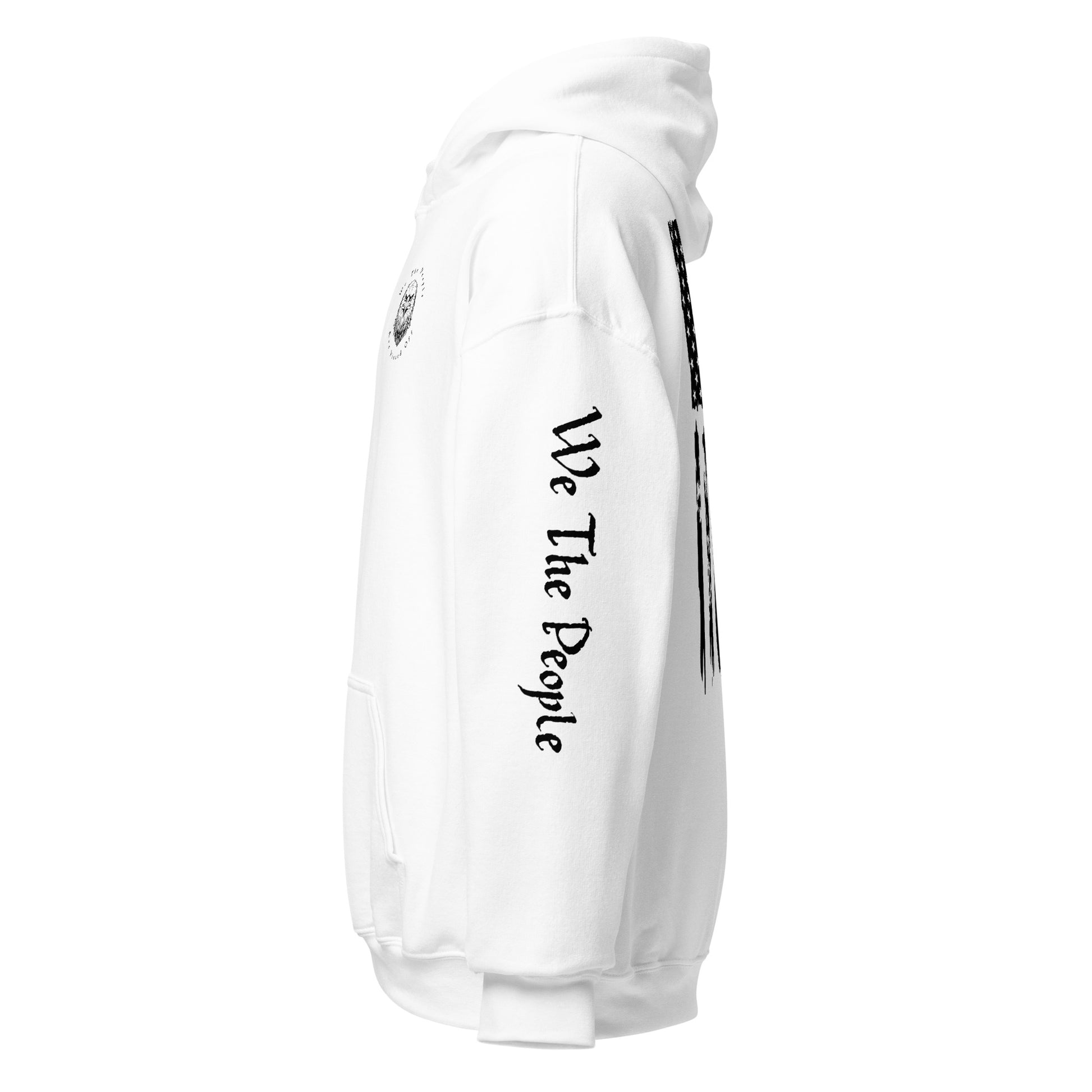 American Flag We The People Men's Hoodie - SLATE + STONE DESIGNS