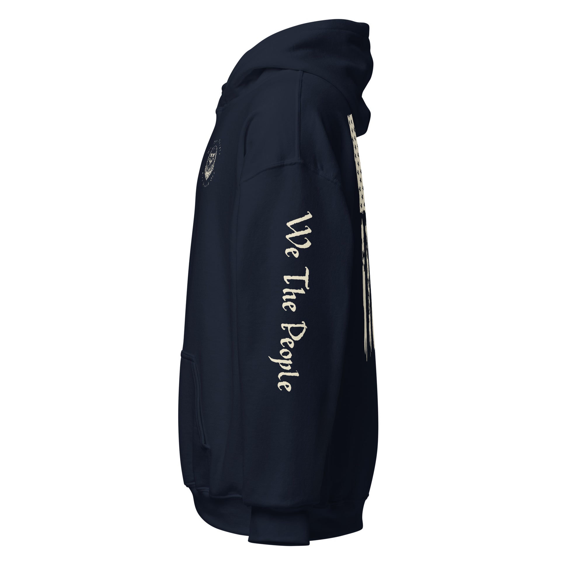 American Flag We The People Men's Hoodie - SLATE + STONE DESIGNS