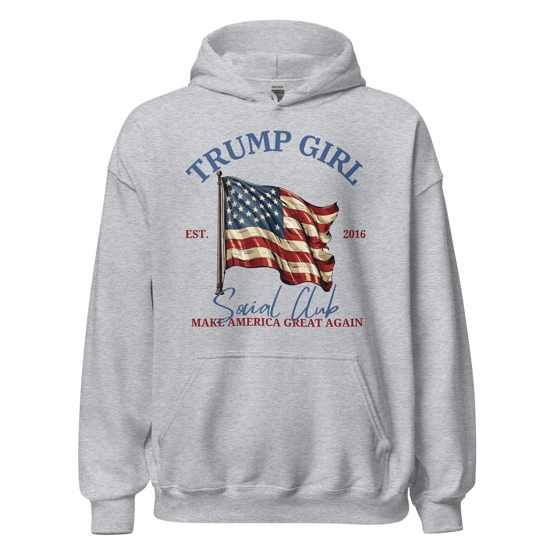 Trump Girl Social Club Hoodie - SLATE + STONE DESIGNS