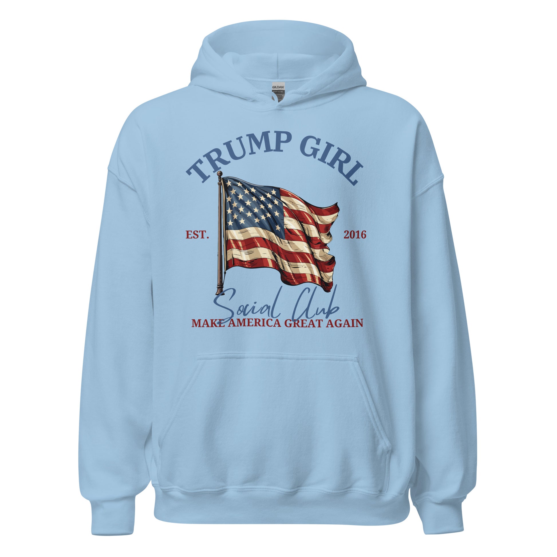 Trump Girl Social Club Hoodie - SLATE + STONE DESIGNS