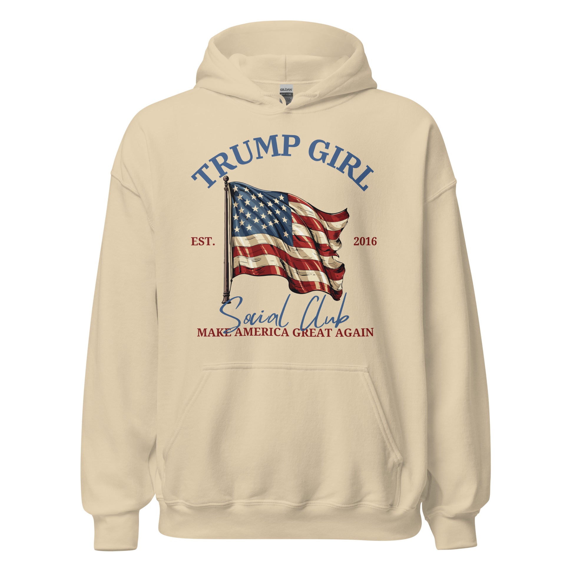 Trump Girl Social Club Hoodie - SLATE + STONE DESIGNS