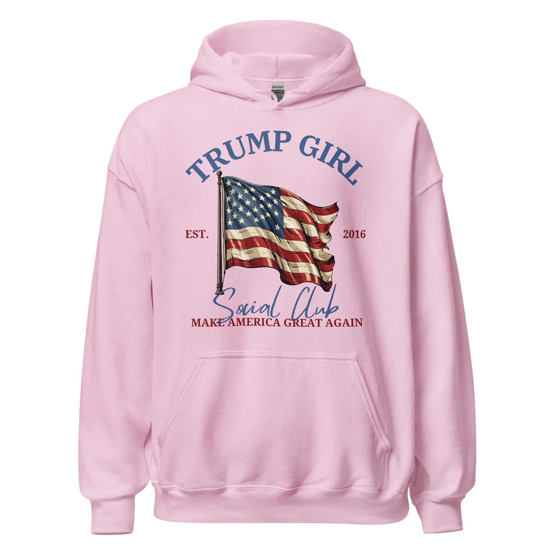 Trump Girl Social Club Hoodie - SLATE + STONE DESIGNS