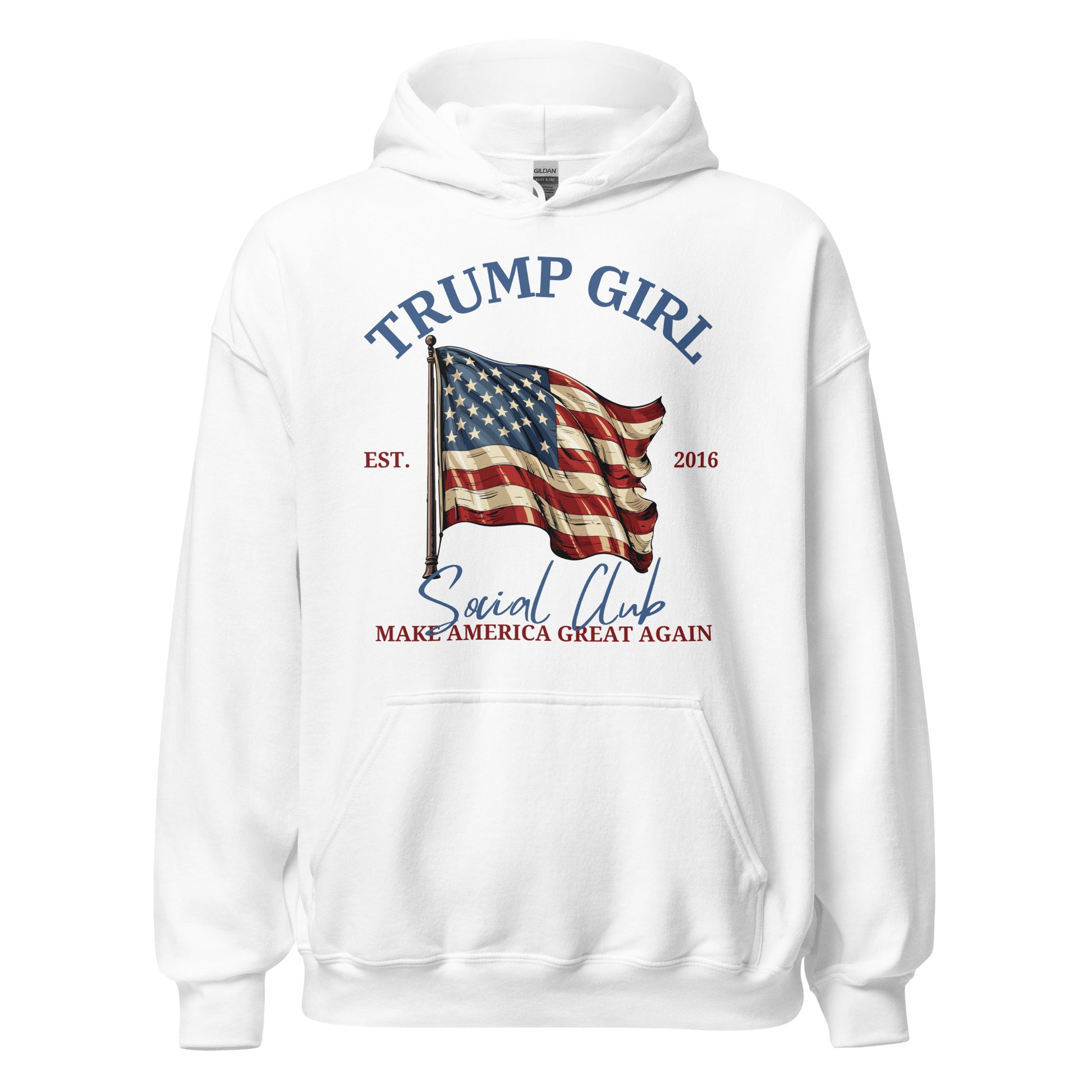 Trump Girl Social Club Hoodie - SLATE + STONE DESIGNS