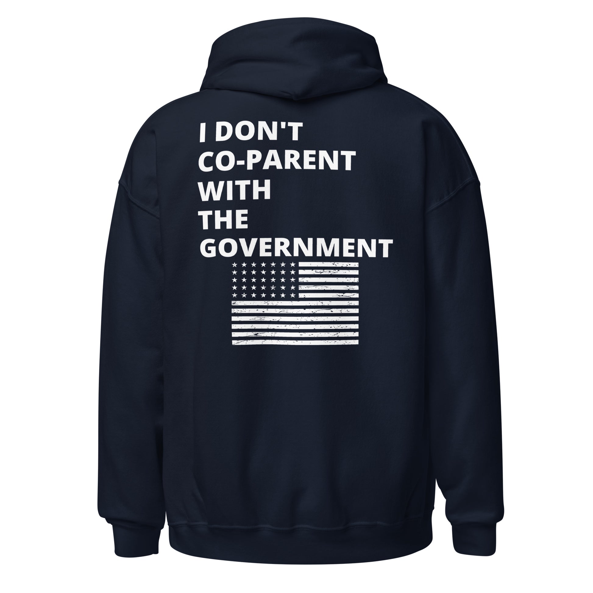 I Don't Co-Parent With The Government Men's Hoodie - SLATE + STONE DESIGNS