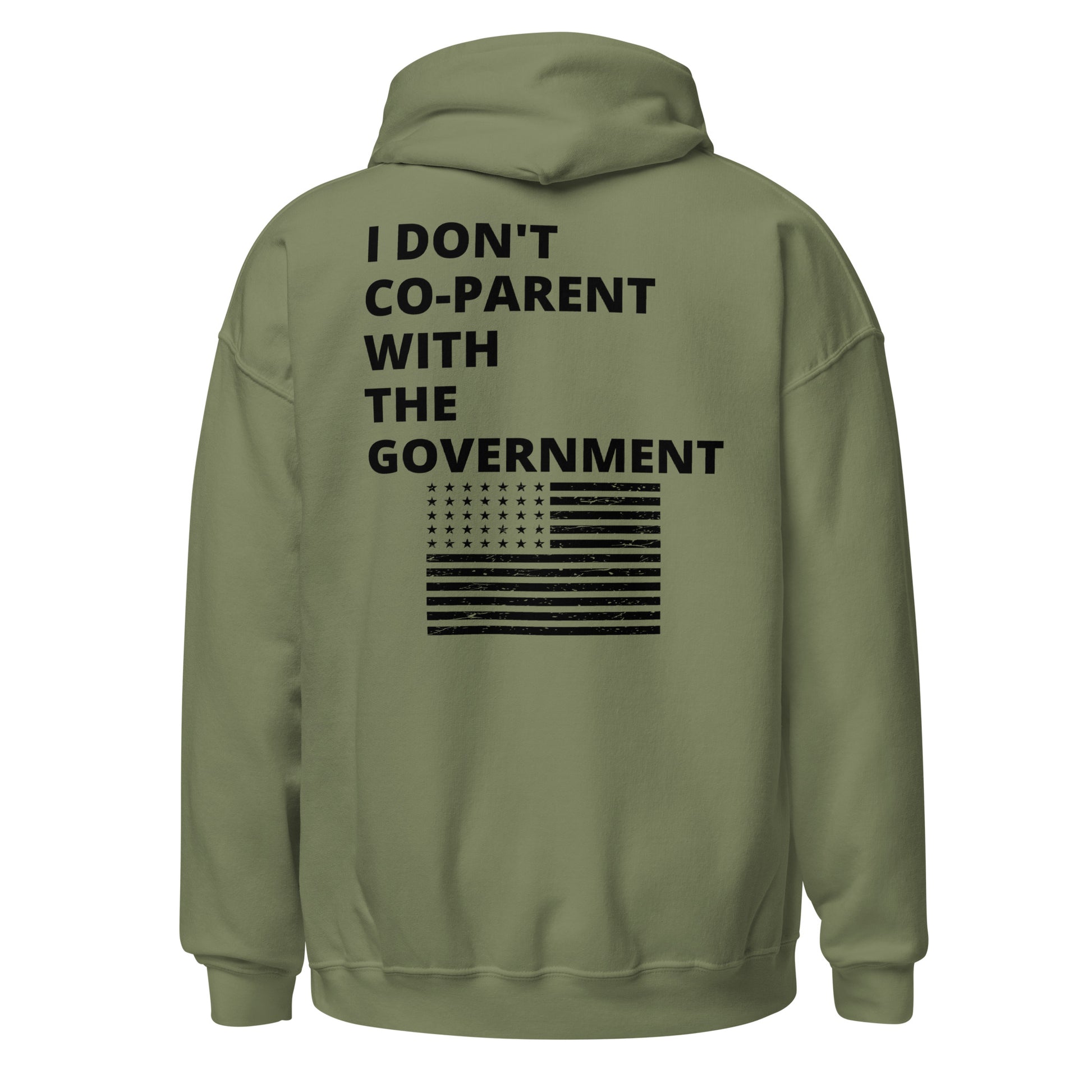I Don't Co-Parent With The Government Men's Hoodie - SLATE + STONE DESIGNS