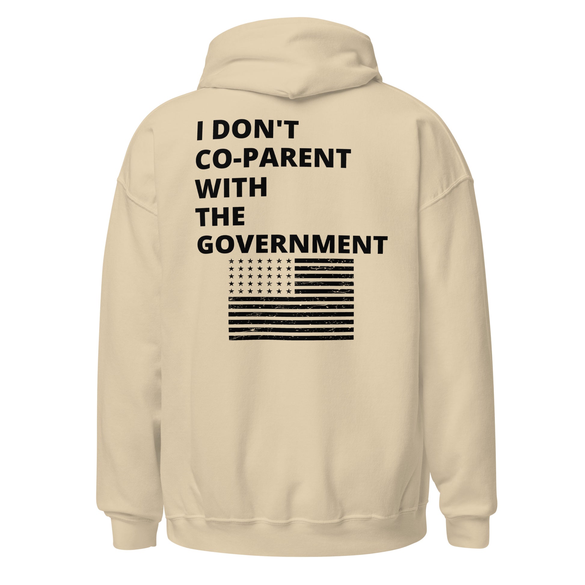 I Don't Co-Parent With The Government Men's Hoodie - SLATE + STONE DESIGNS