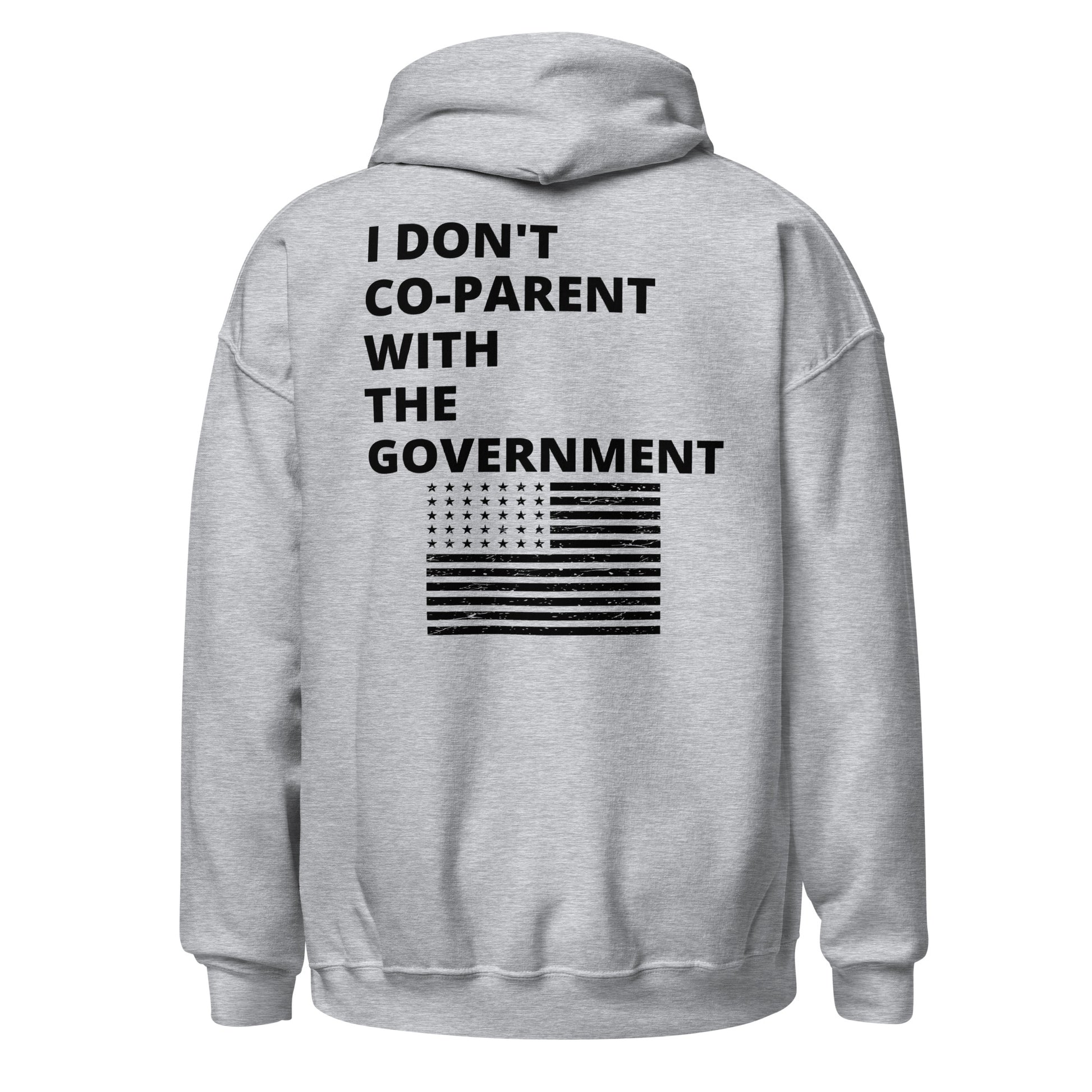 I Don't Co-Parent With The Government Men's Hoodie - SLATE + STONE DESIGNS