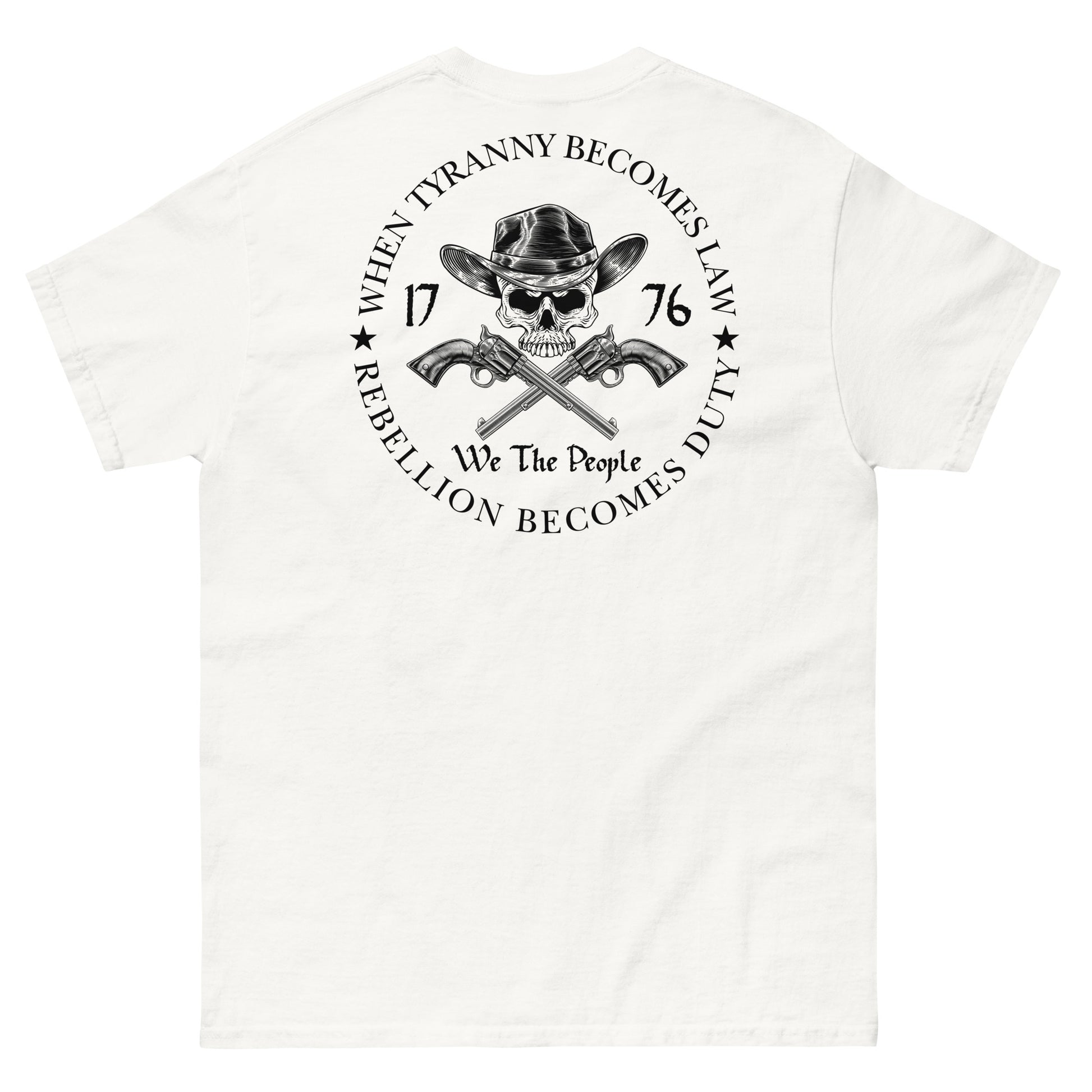 When Tyranny Becomes Law Men's Classic T-shirt - SLATE + STONE DESIGNS