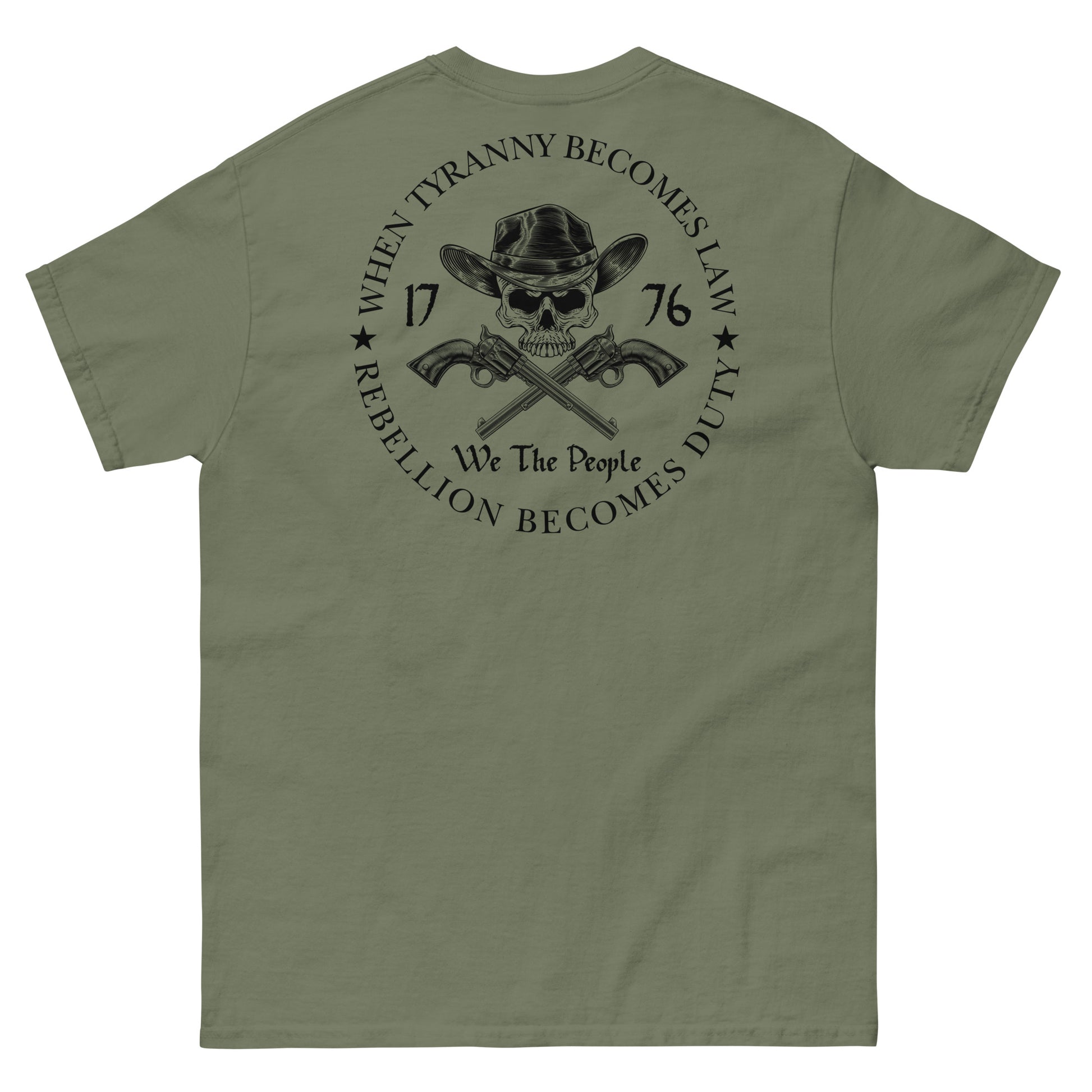 When Tyranny Becomes Law Men's Classic T-shirt - SLATE + STONE DESIGNS