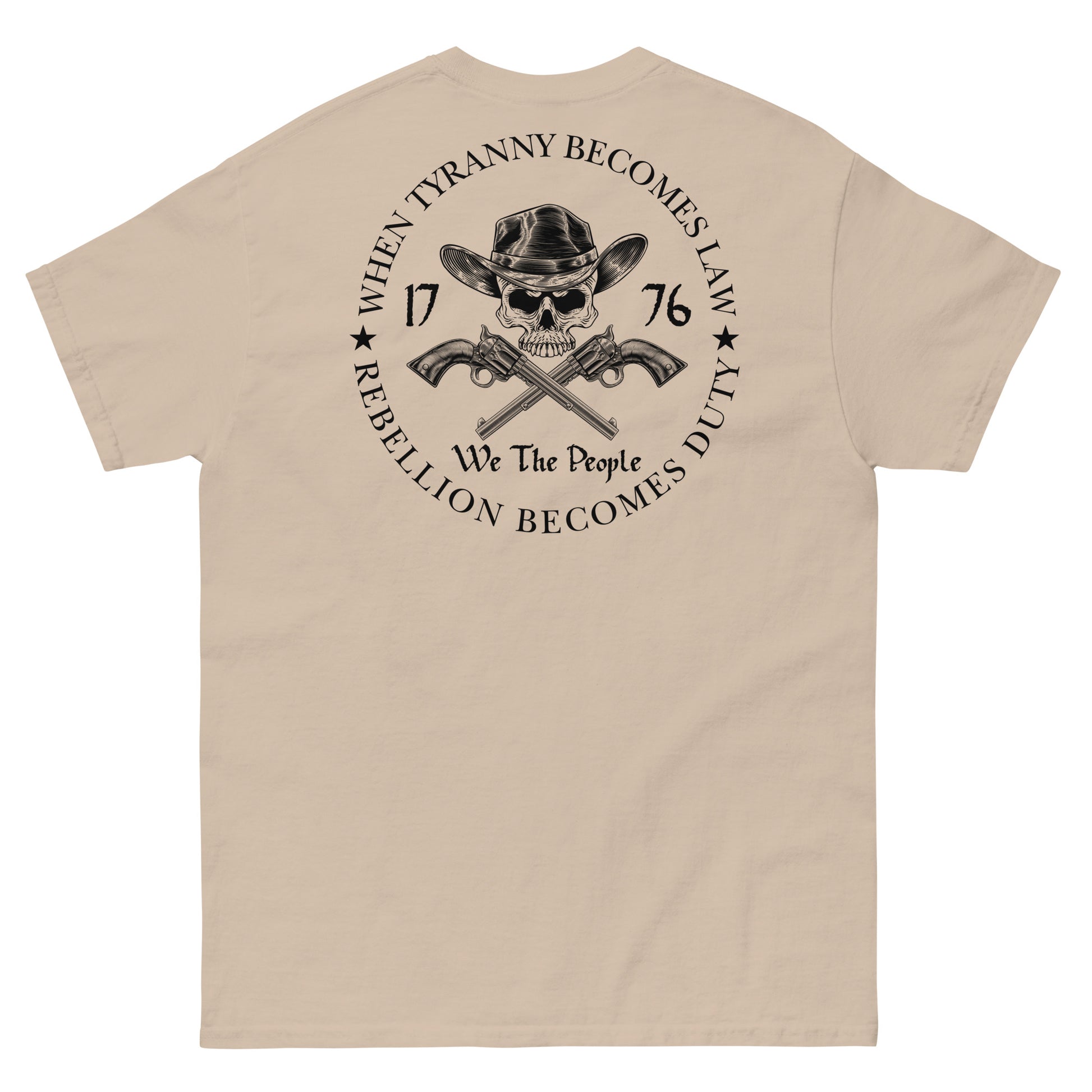 When Tyranny Becomes Law Men's Classic T-shirt - SLATE + STONE DESIGNS