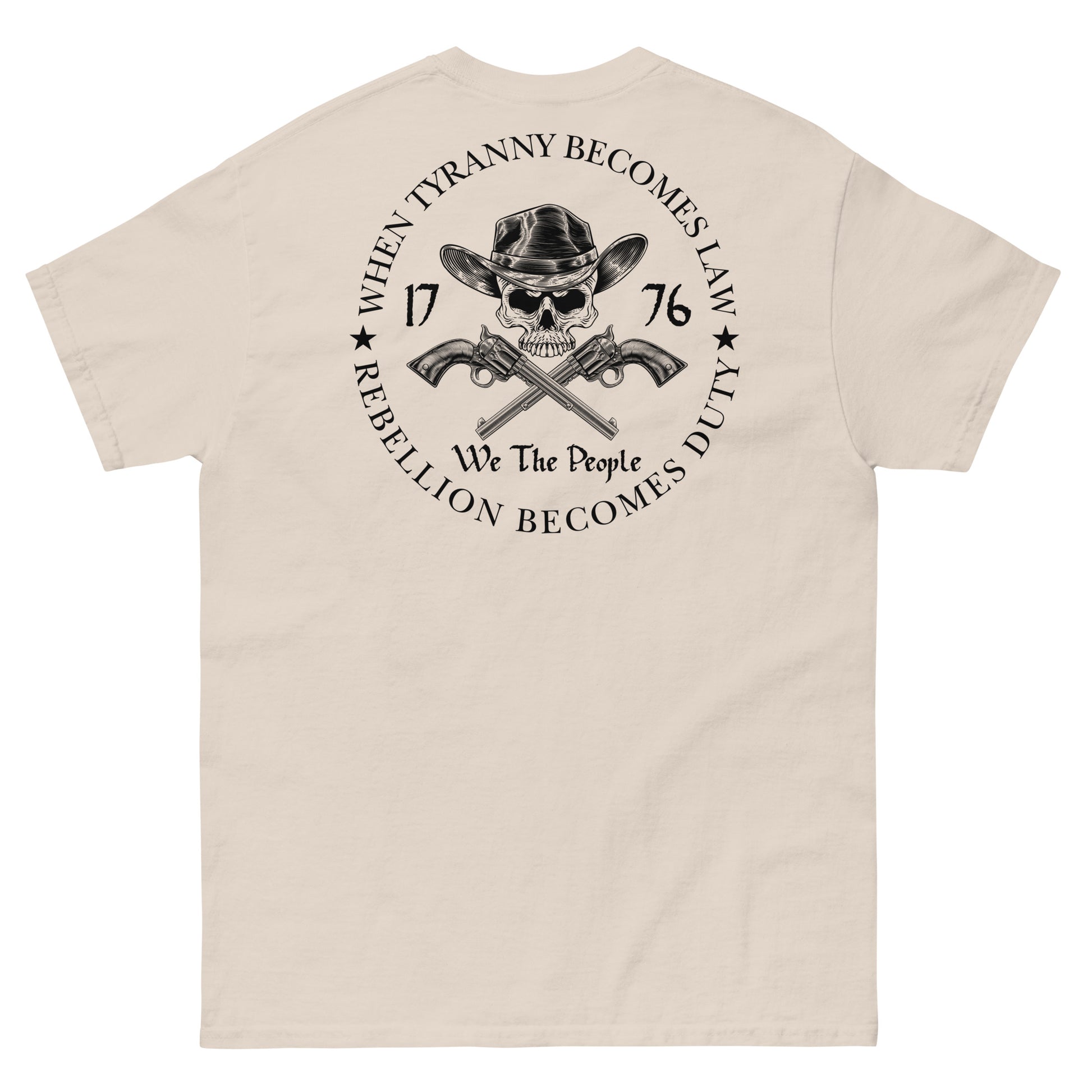 When Tyranny Becomes Law Men's Classic T-shirt - SLATE + STONE DESIGNS