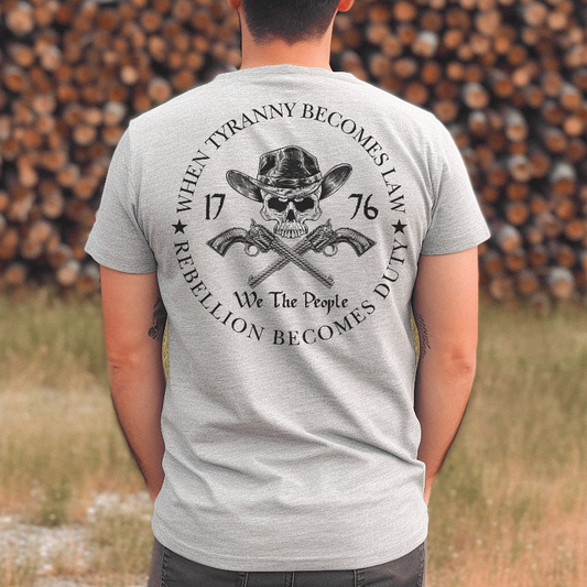 When Tyranny Becomes Law Men's Classic T-shirt - SLATE + STONE DESIGNS
